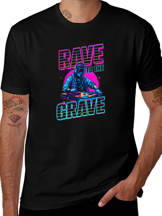 Rave to the Grave Graphic T-Shirt