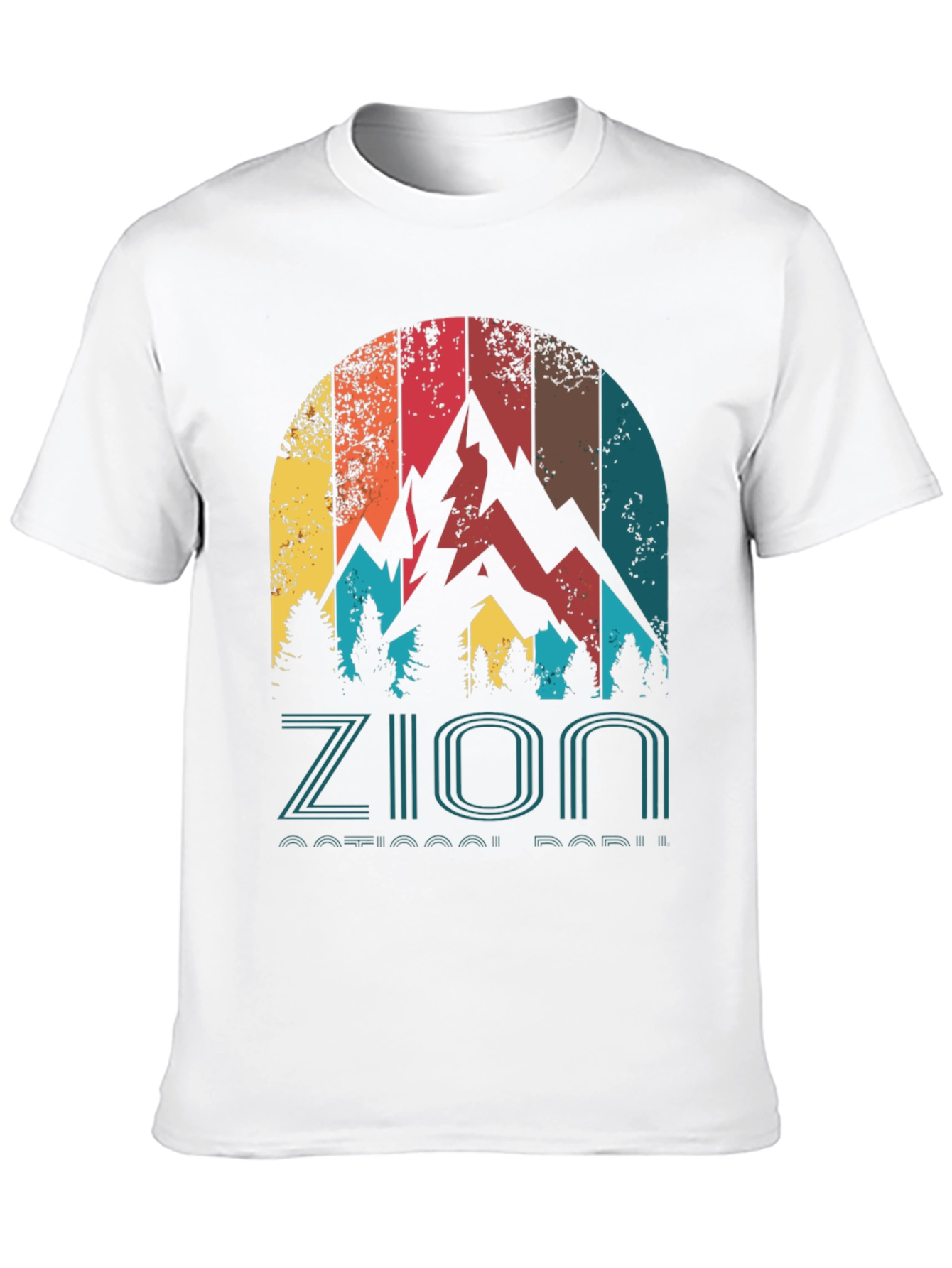 Zion National Park Retro Graphic Tee