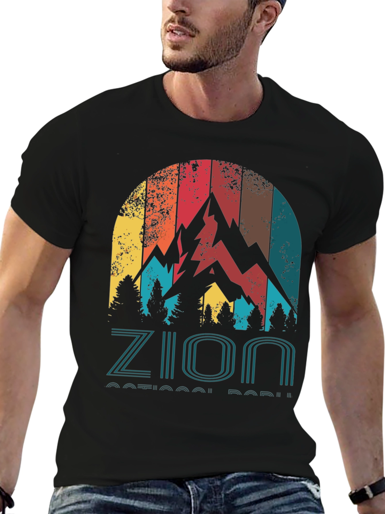 Zion National Park Retro Graphic Tee