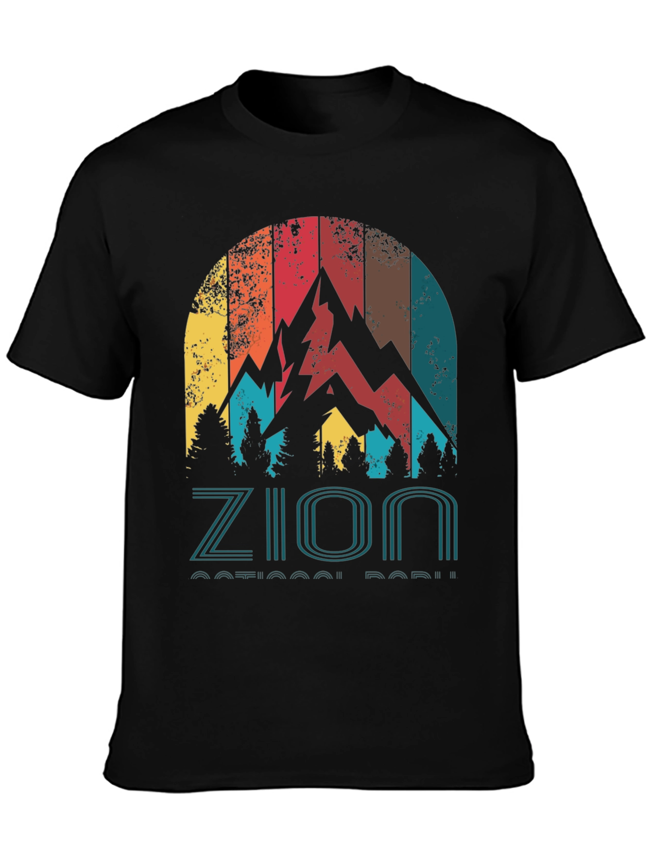 Zion National Park Retro Graphic Tee