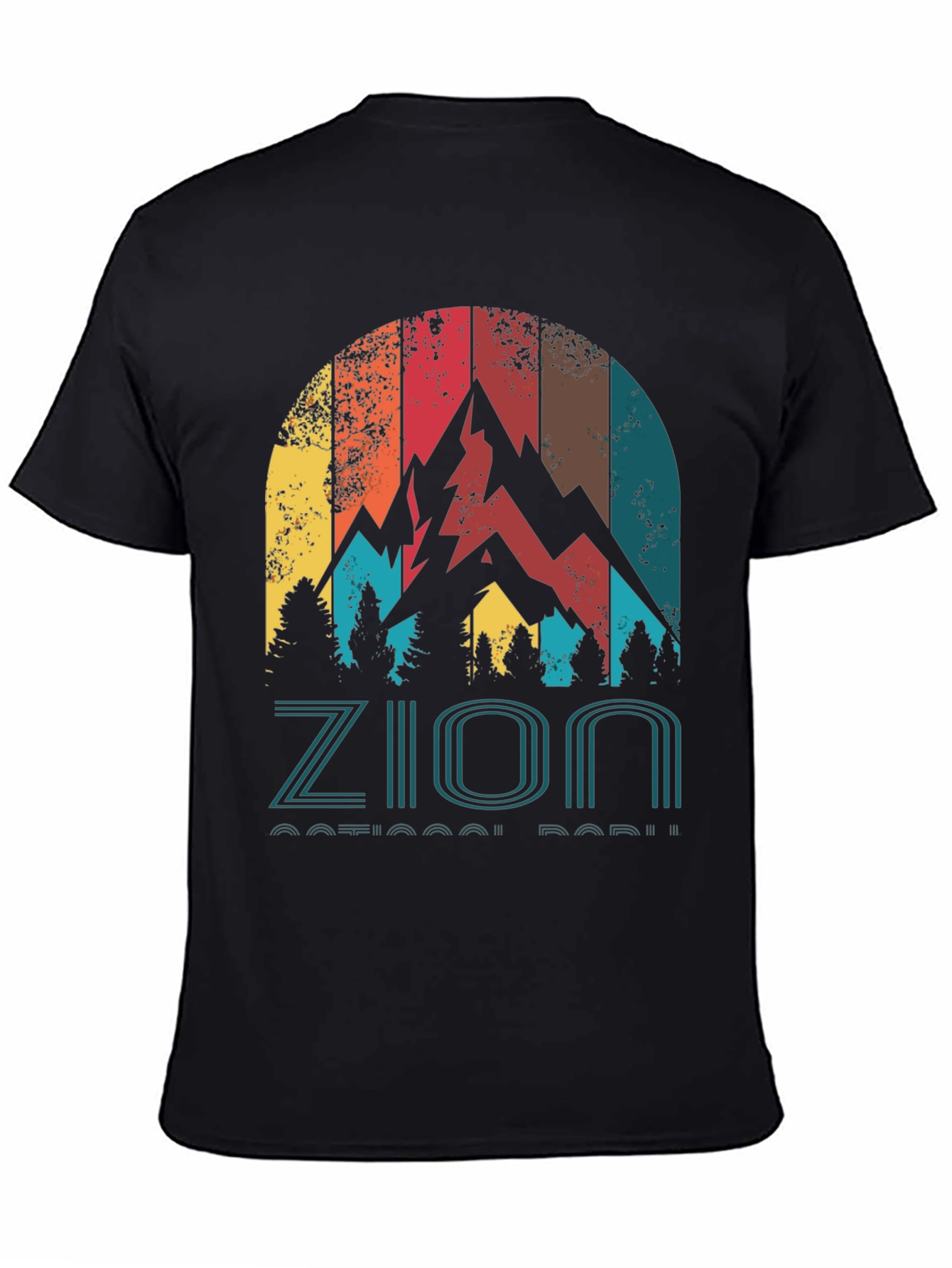 Zion National Park Retro Graphic Tee