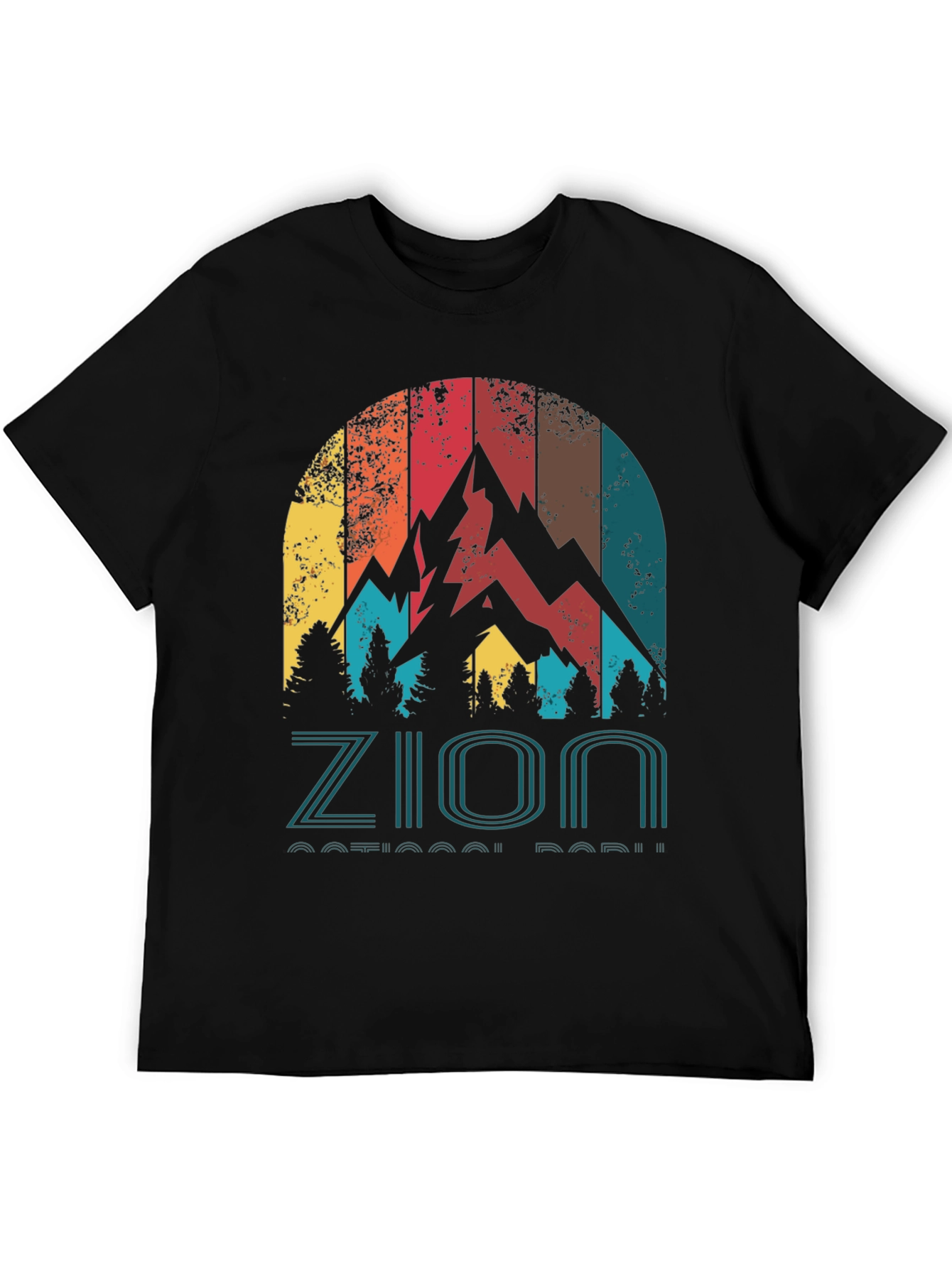 Zion National Park Retro Graphic Tee
