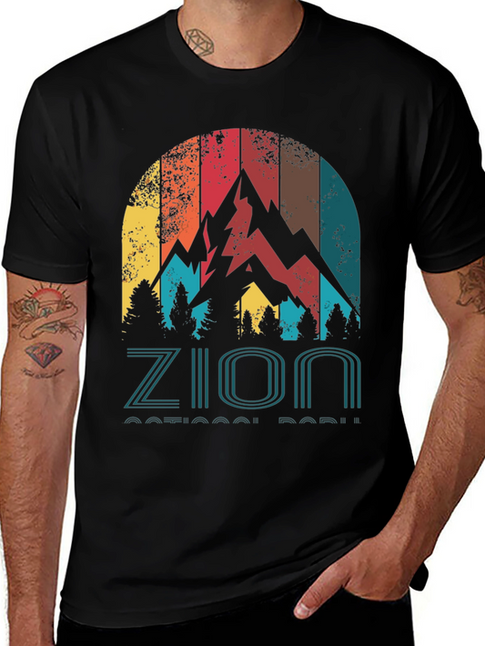 Zion National Park Retro Graphic Tee