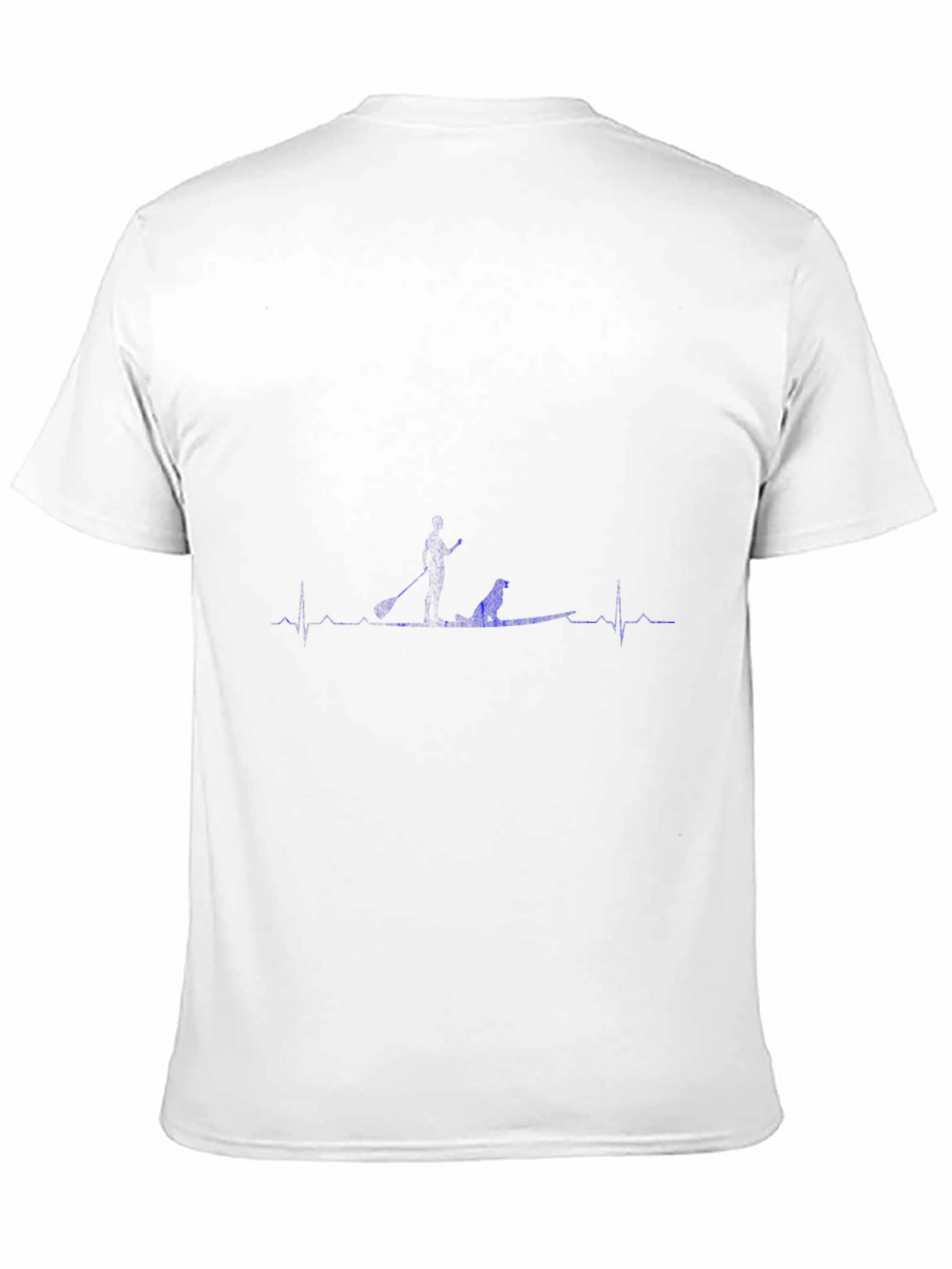 Paddle Boarding Dog Heartbeat Tee