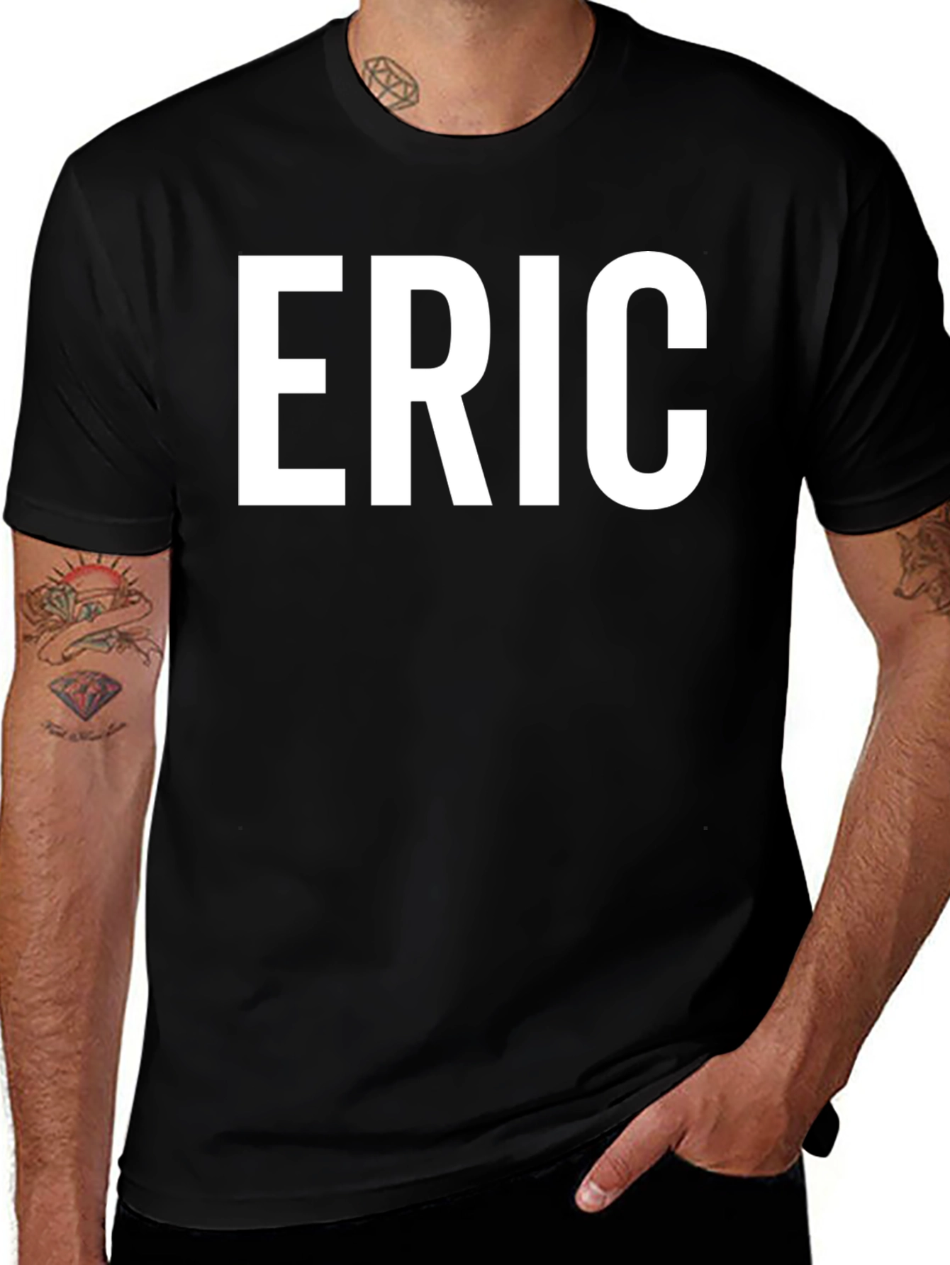 Eric Graphic T-Shirt - Cool Personalized Name Tee