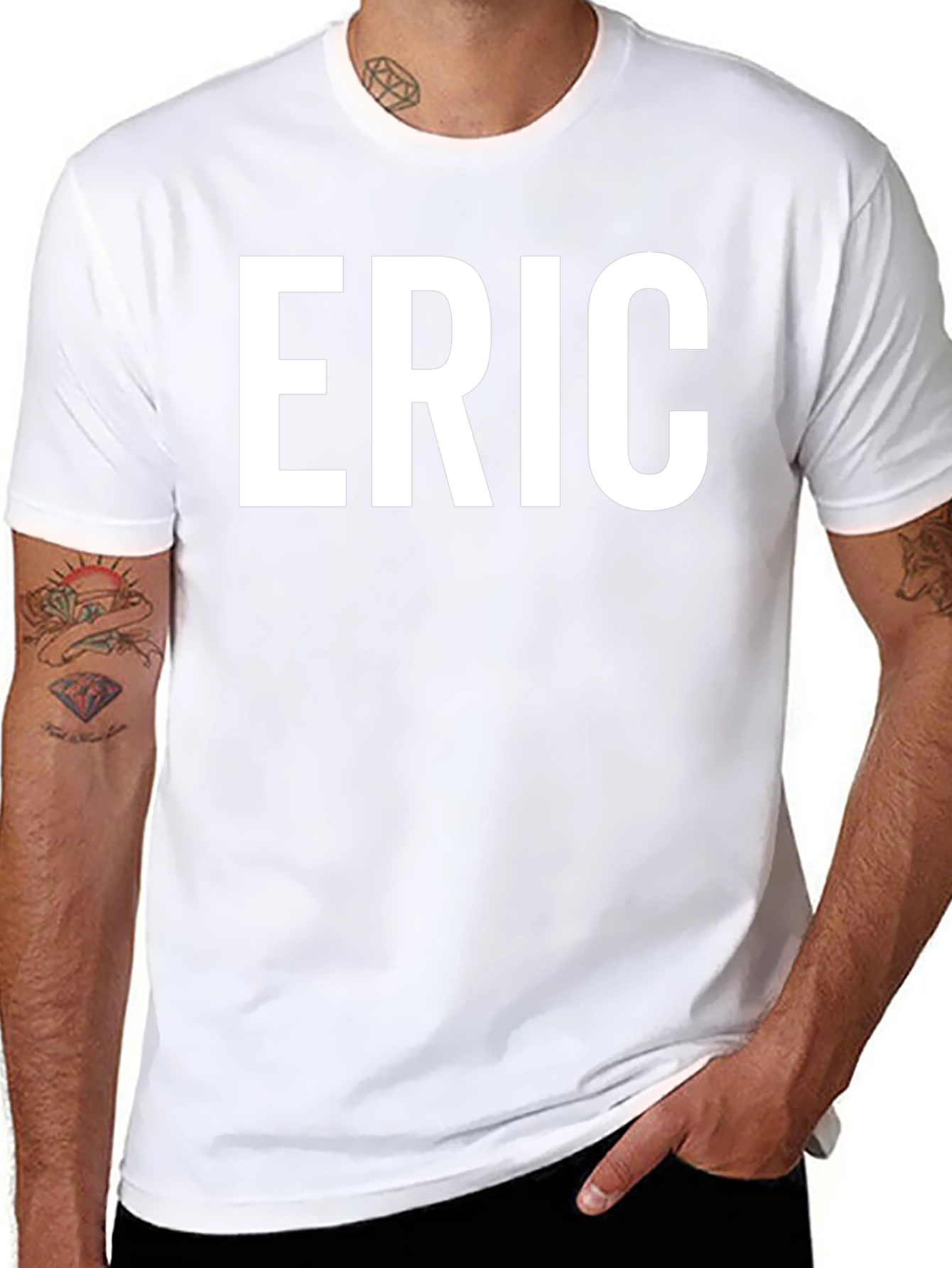 Eric Graphic T-Shirt - Cool Personalized Name Tee