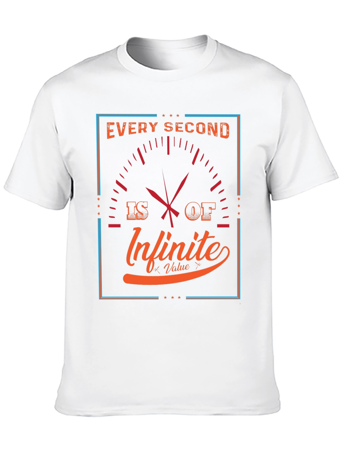 Infinite Value Graphic Tee - Every Second Counts T-Shirt