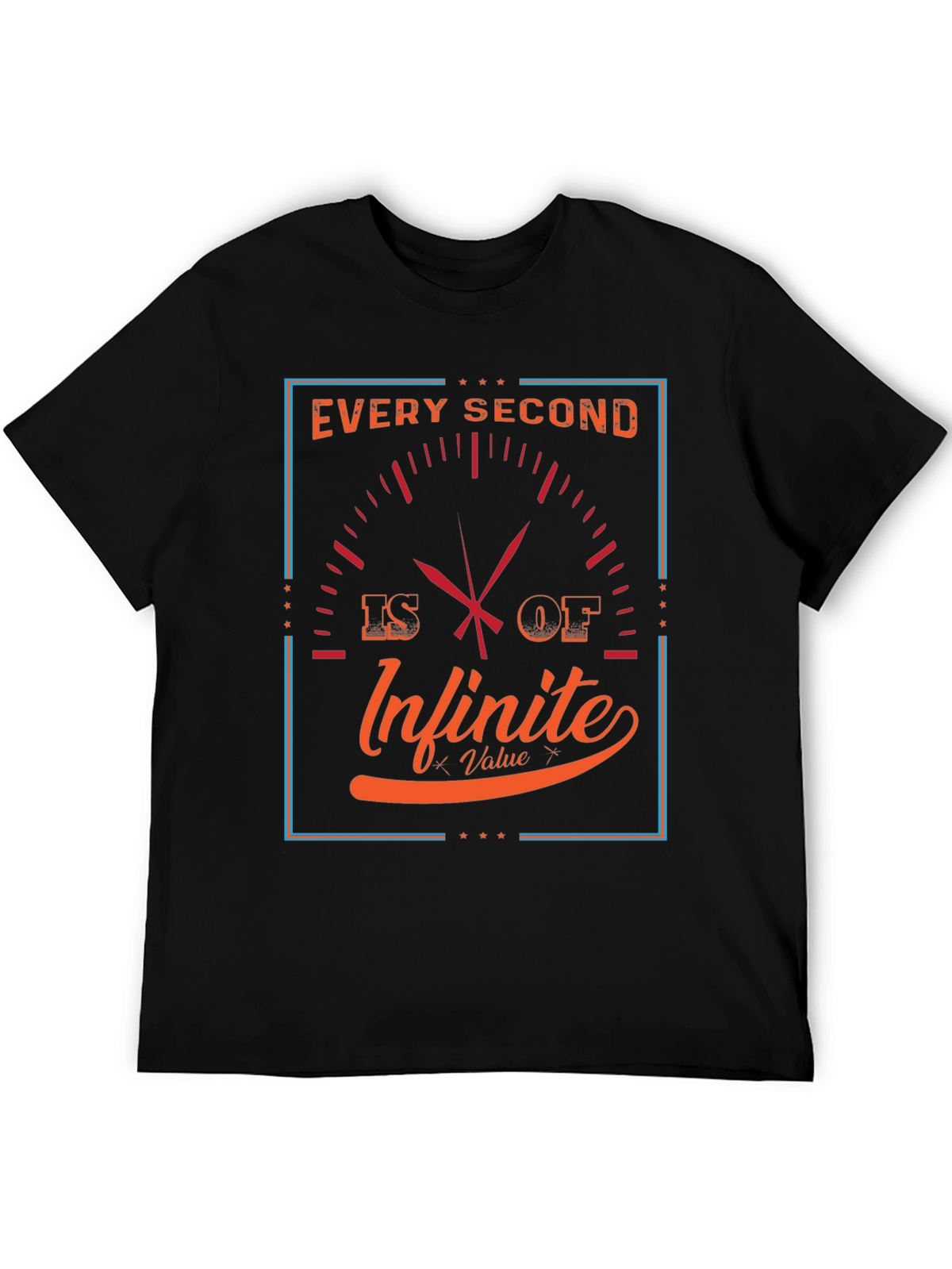Infinite Value Graphic Tee - Every Second Counts T-Shirt