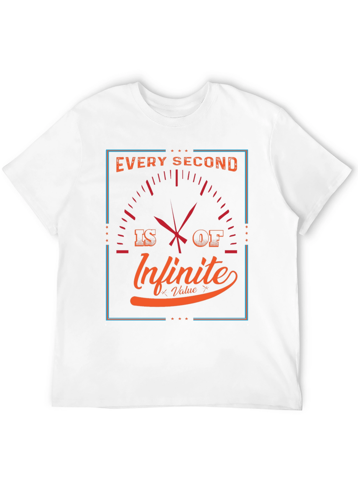 Infinite Value Graphic Tee - Every Second Counts T-Shirt