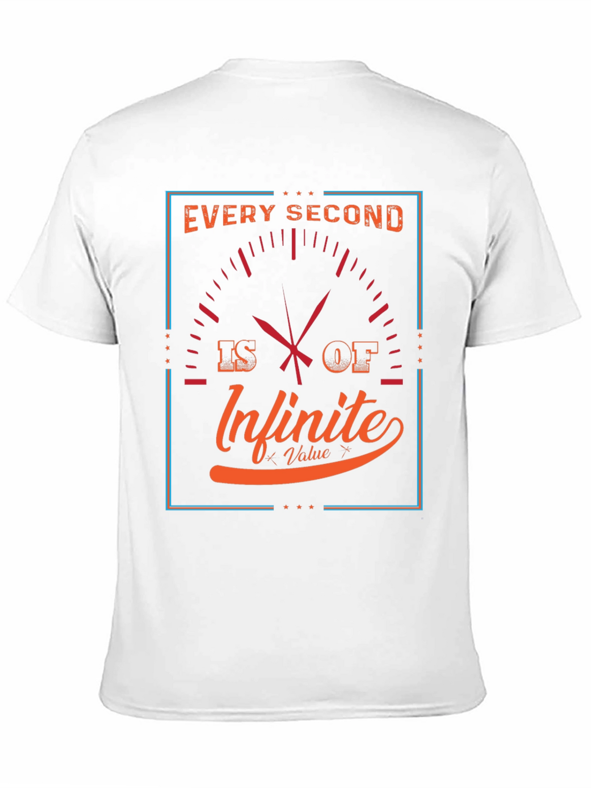 Infinite Value Graphic Tee - Every Second Counts T-Shirt