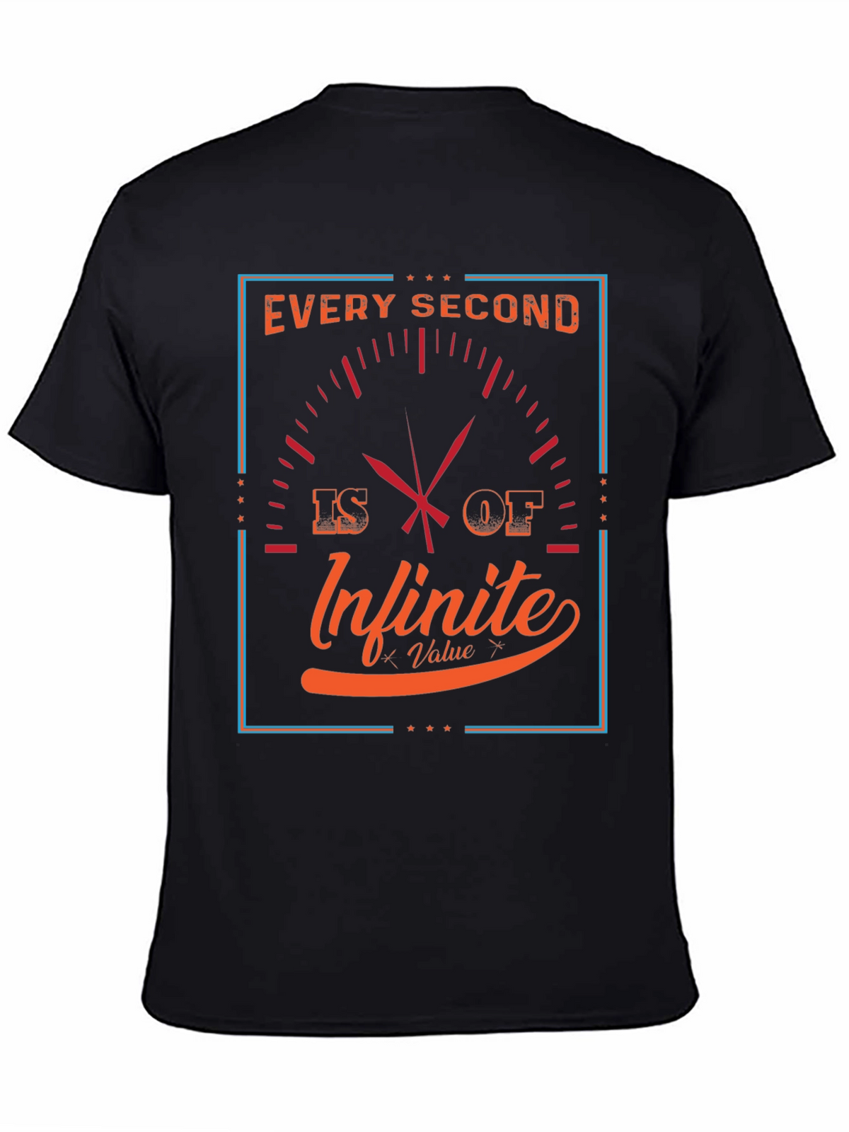 Infinite Value Graphic Tee - Every Second Counts T-Shirt