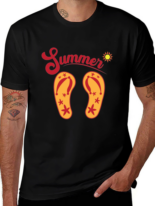 Summer Flip Flop Graphic T-Shirt