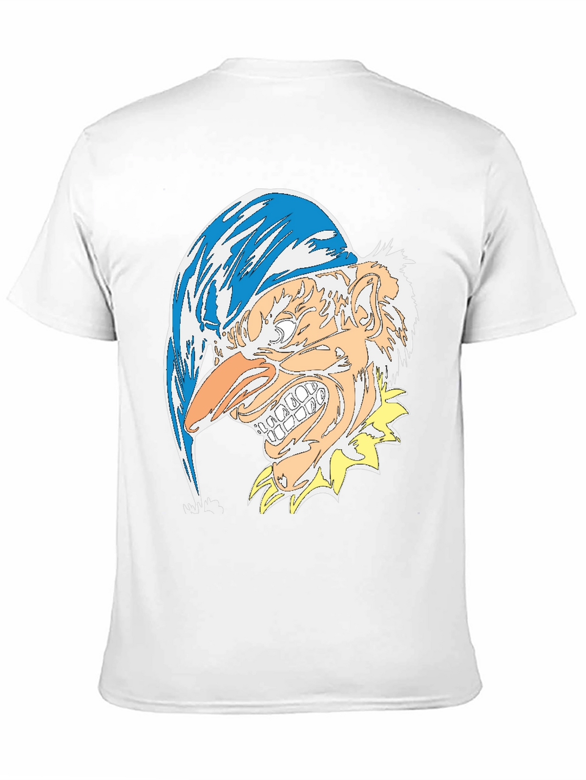 Mens Black T-Shirt with Jester Graphic