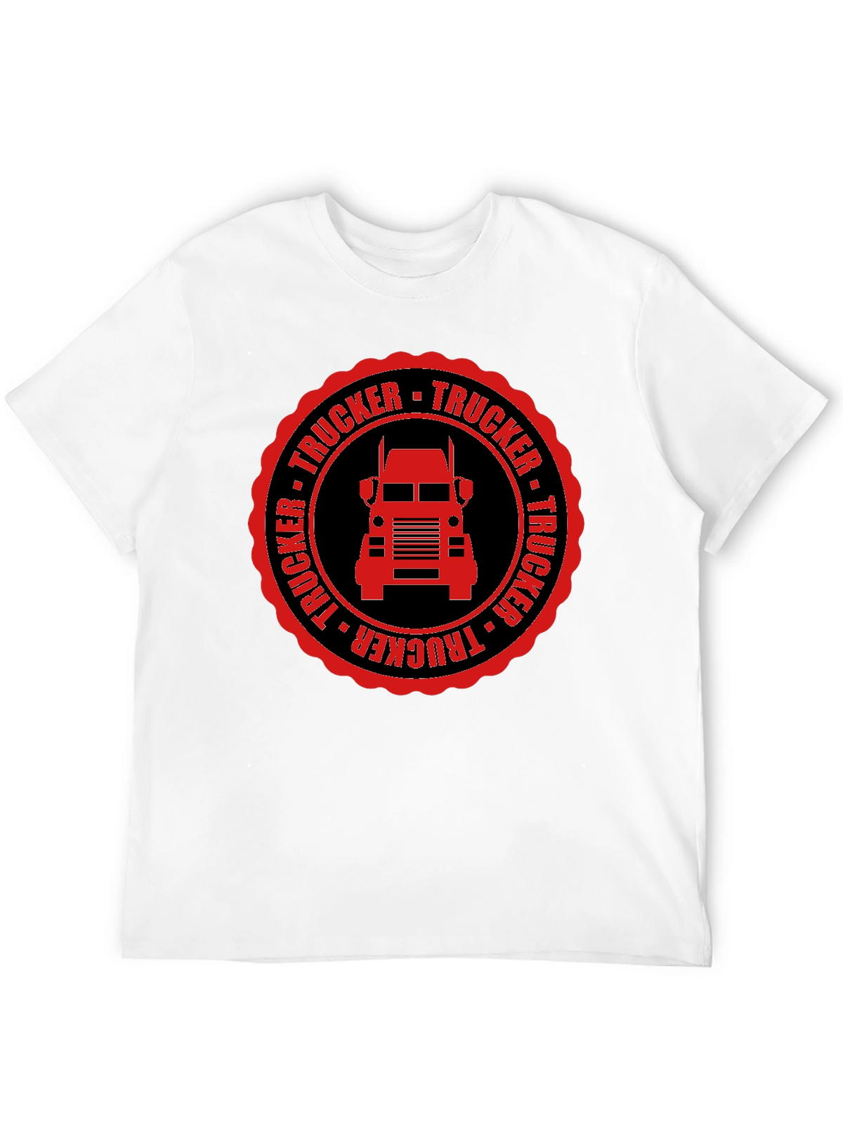 Trucker T-Shirt - Black Truck Driver Tee