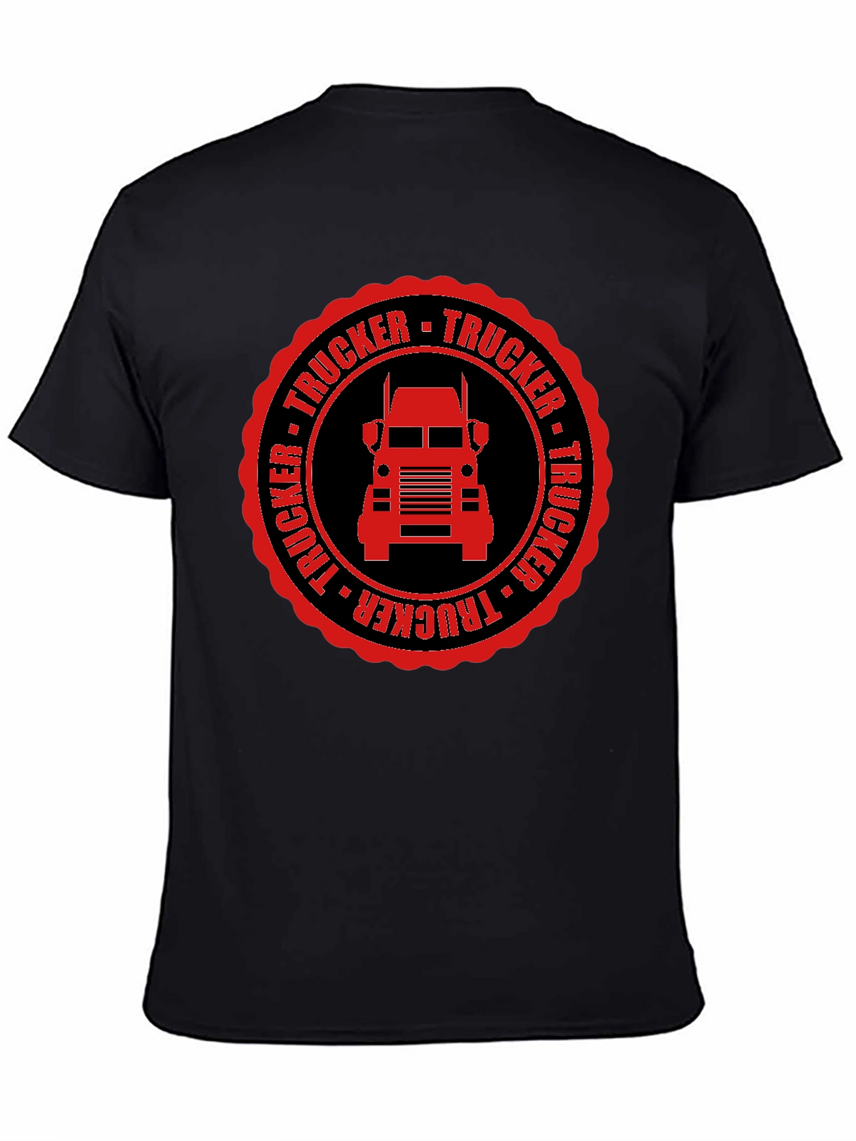 Trucker T-Shirt - Black Truck Driver Tee