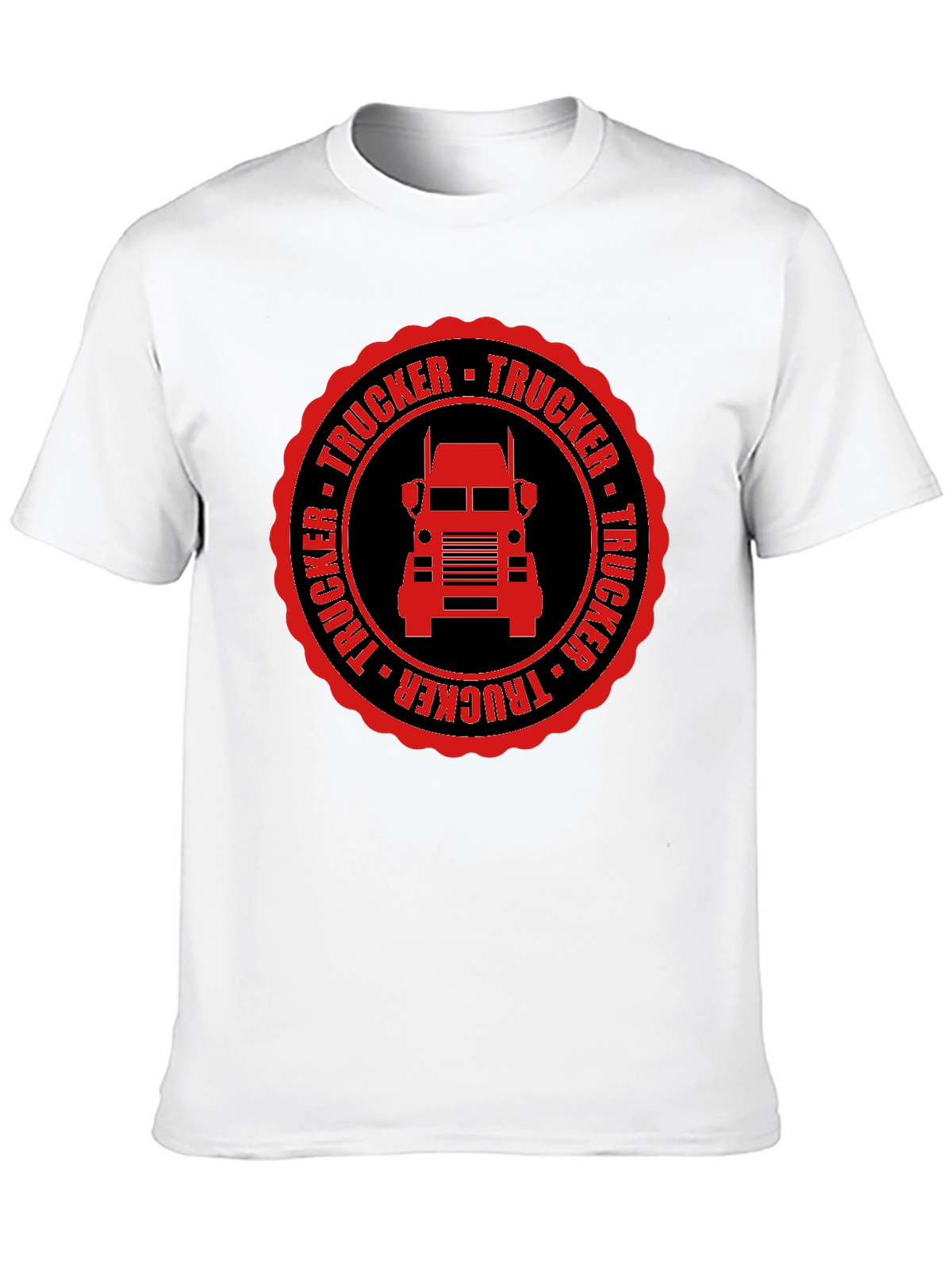 Trucker T-Shirt - Black Truck Driver Tee