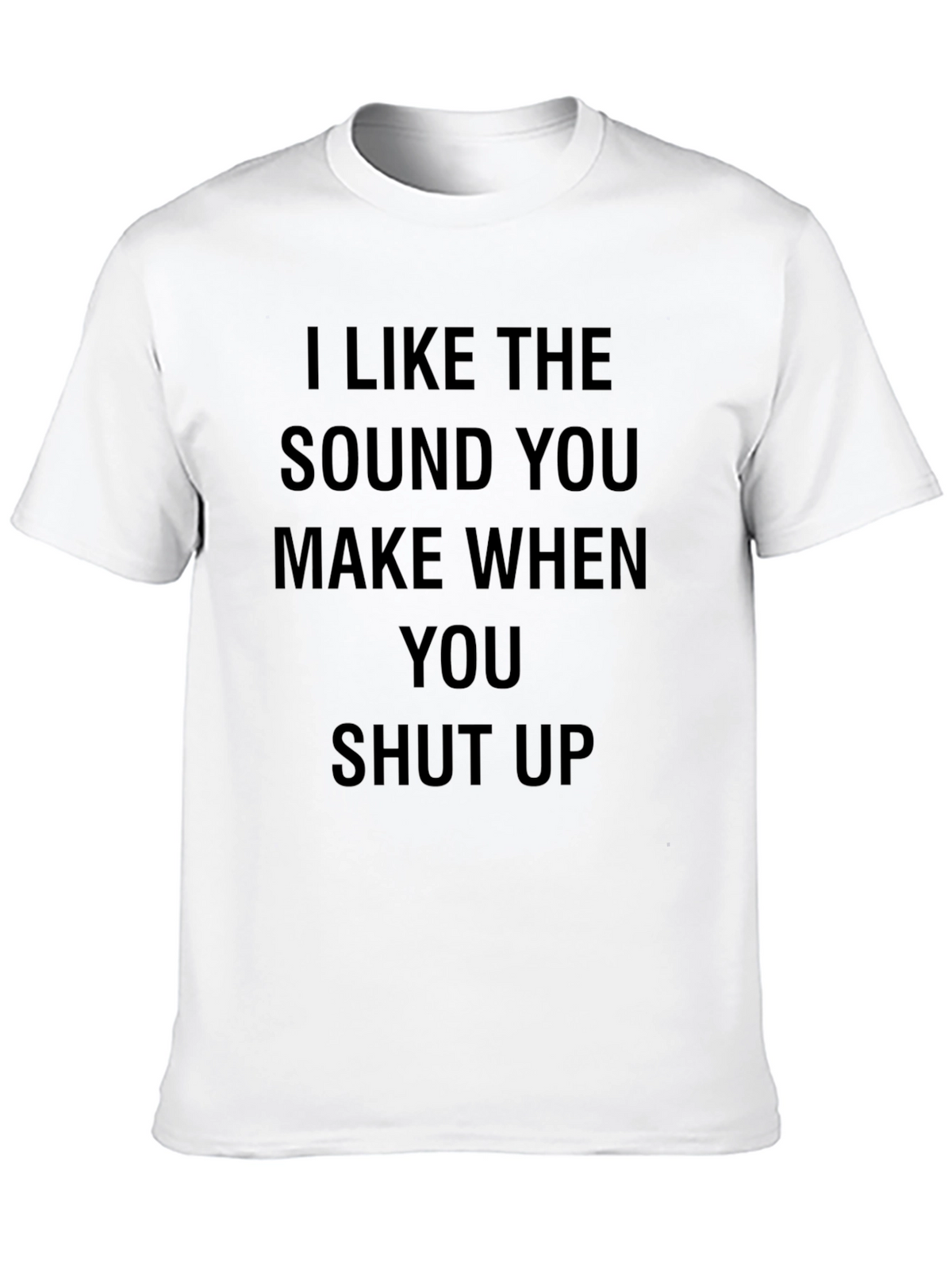 I Like The Sound Mens Black Graphic Tee