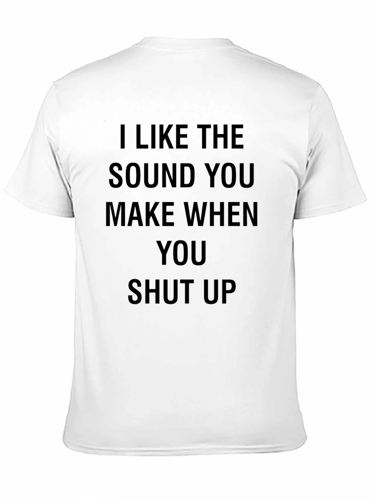 I Like The Sound Mens Black Graphic Tee