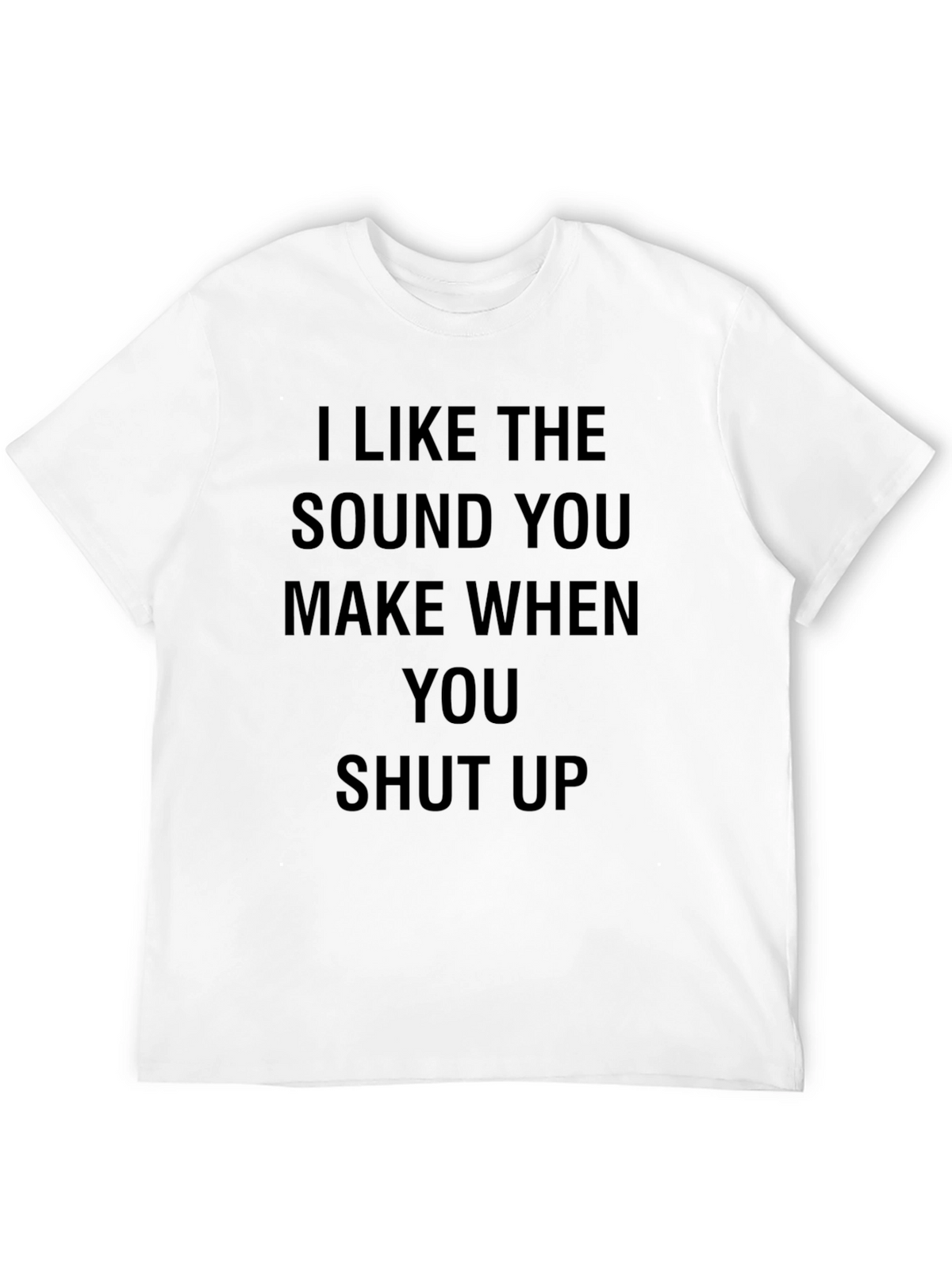 I Like The Sound Mens Black Graphic Tee