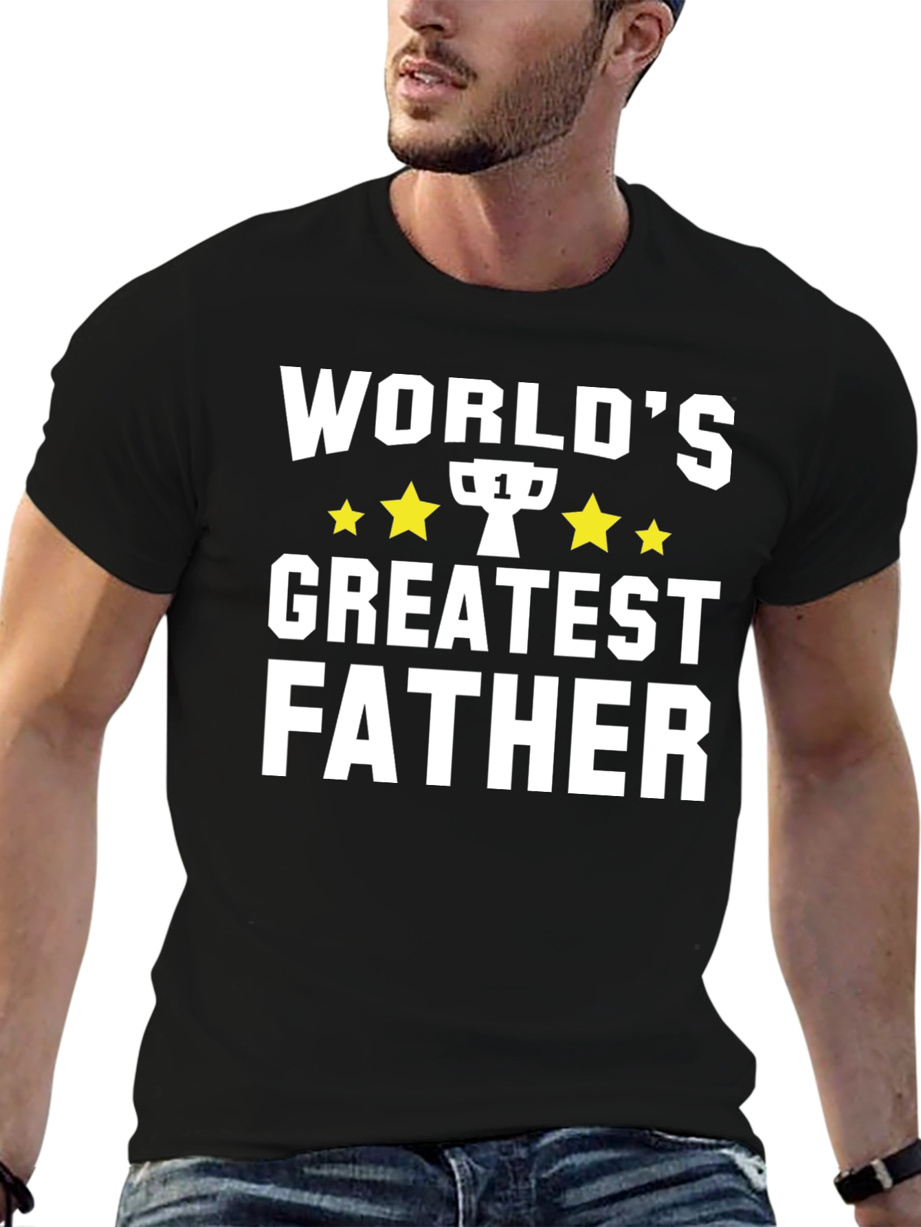 Worlds Greatest Father T-Shirt - Perfect Gift