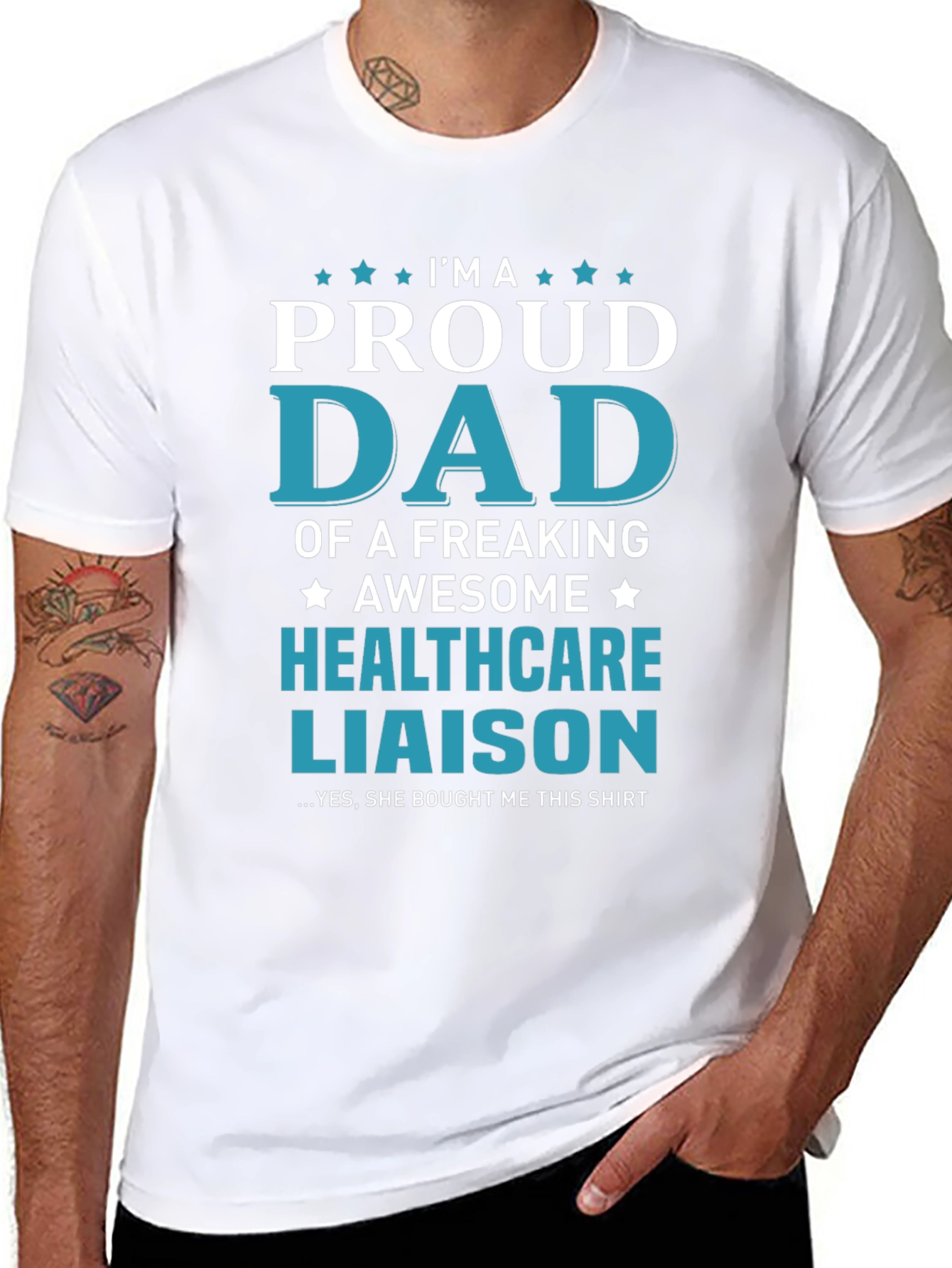 Proud Dad of a Healthcare Liaison T-Shirt