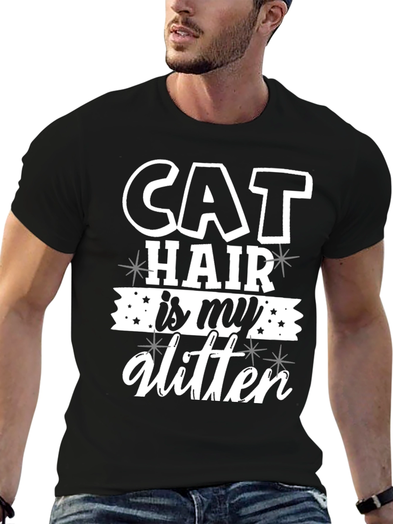 Cat Hair is My Glitter Tee