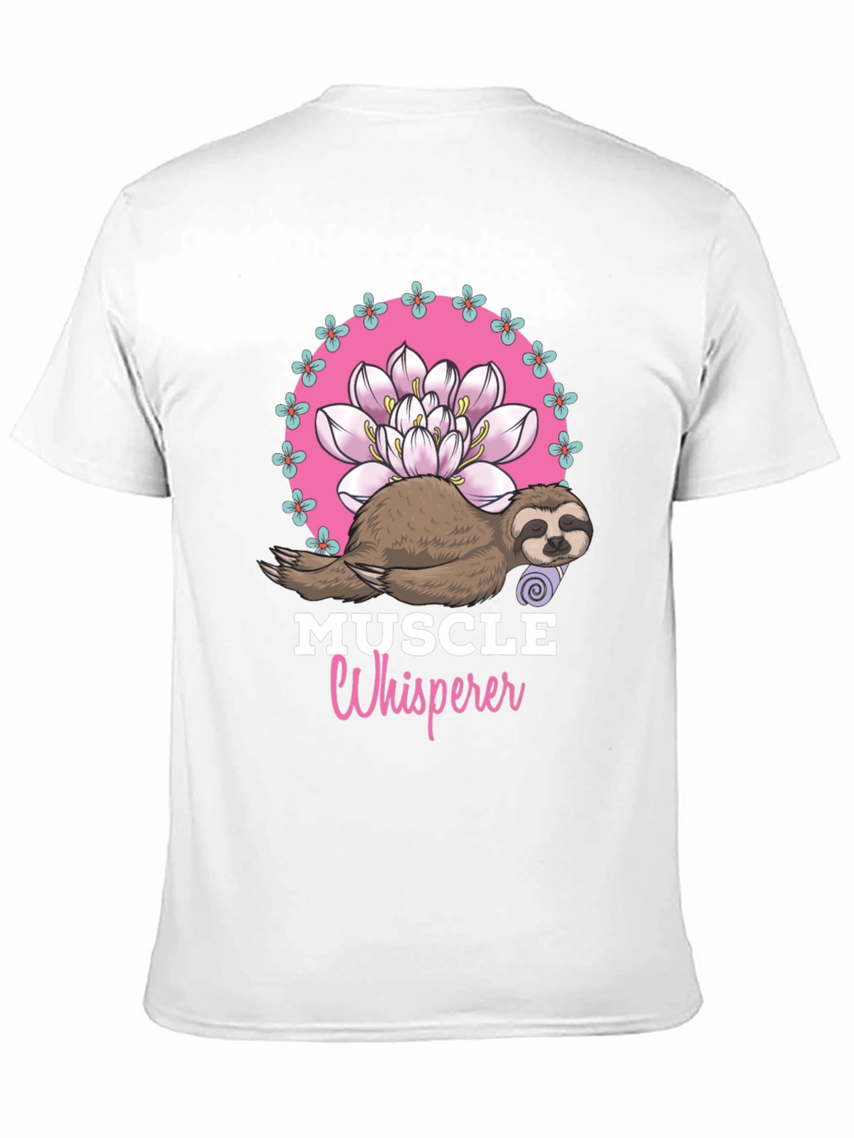 Muscle Whisperer Sloth Graphic T-Shirt