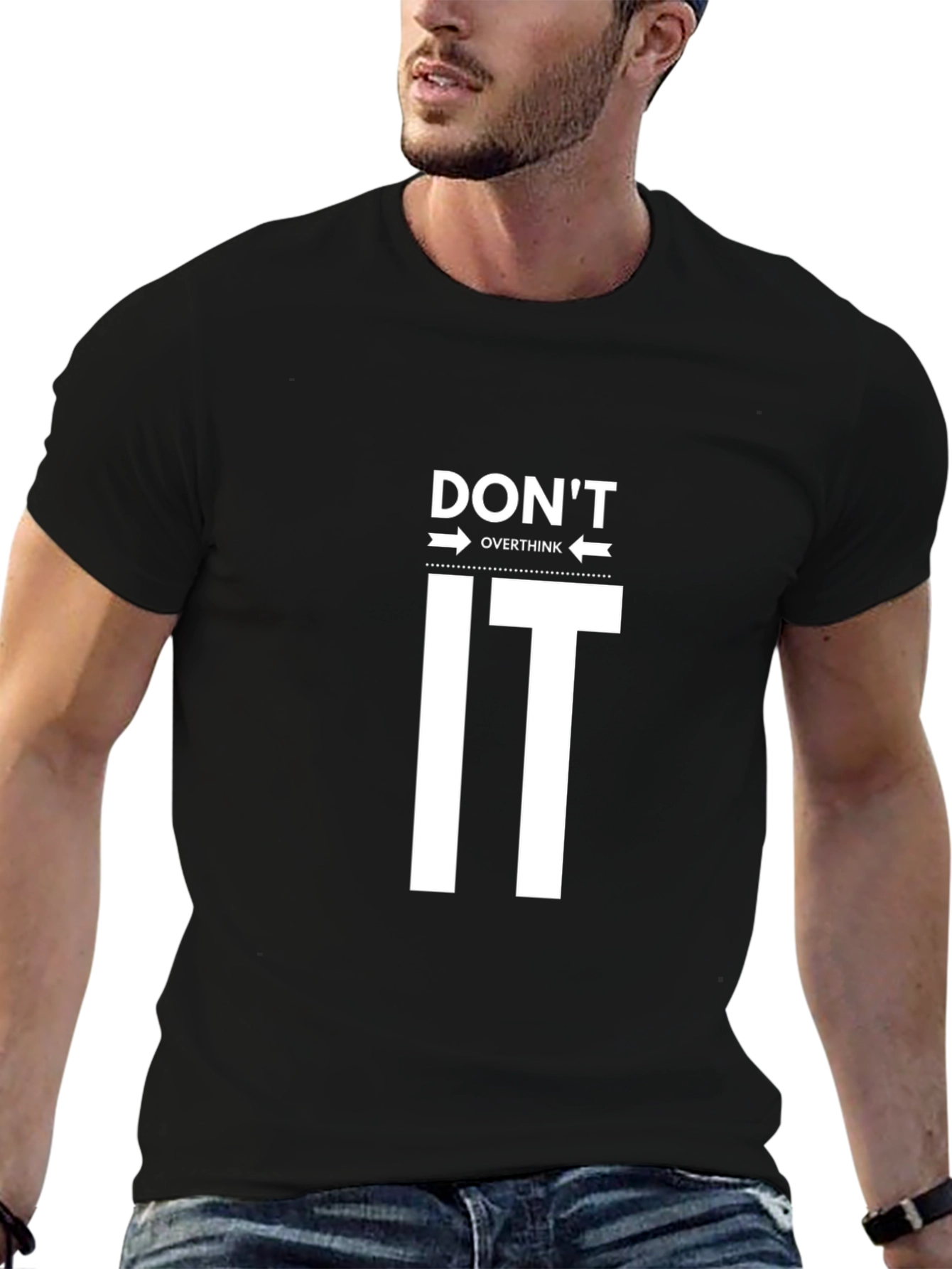 Dont Overthink It Graphic Tee - Relaxed Fit
