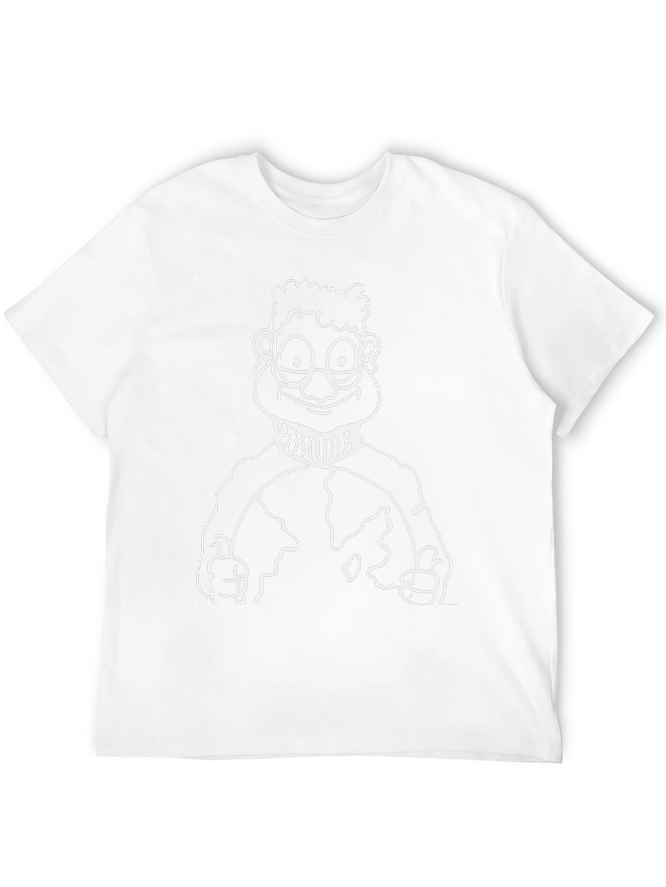 Cartoon Graphic Black T-Shirt