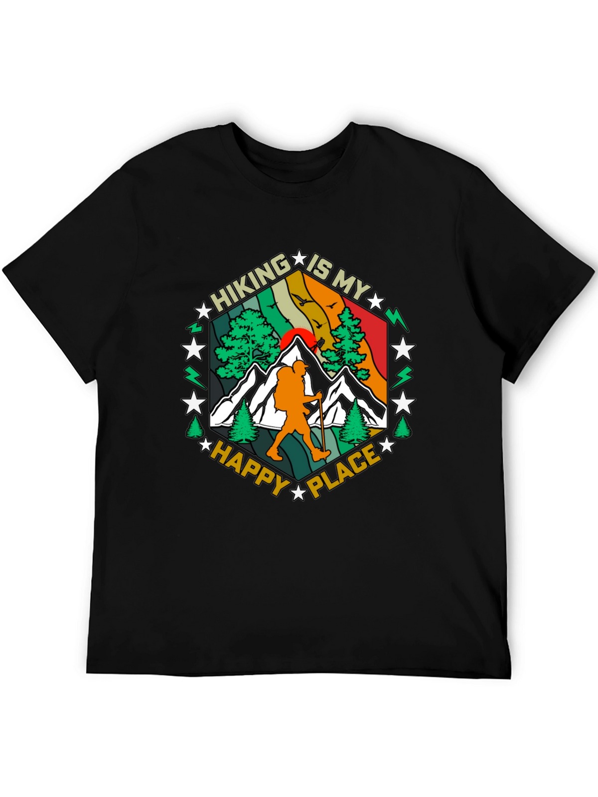 Hiking Is My Happy Place Graphic Tee