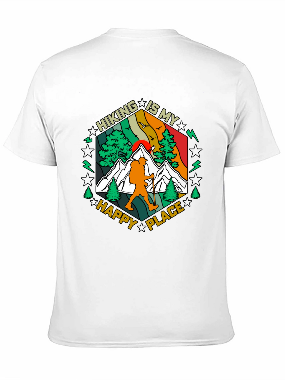 Hiking Is My Happy Place Graphic Tee