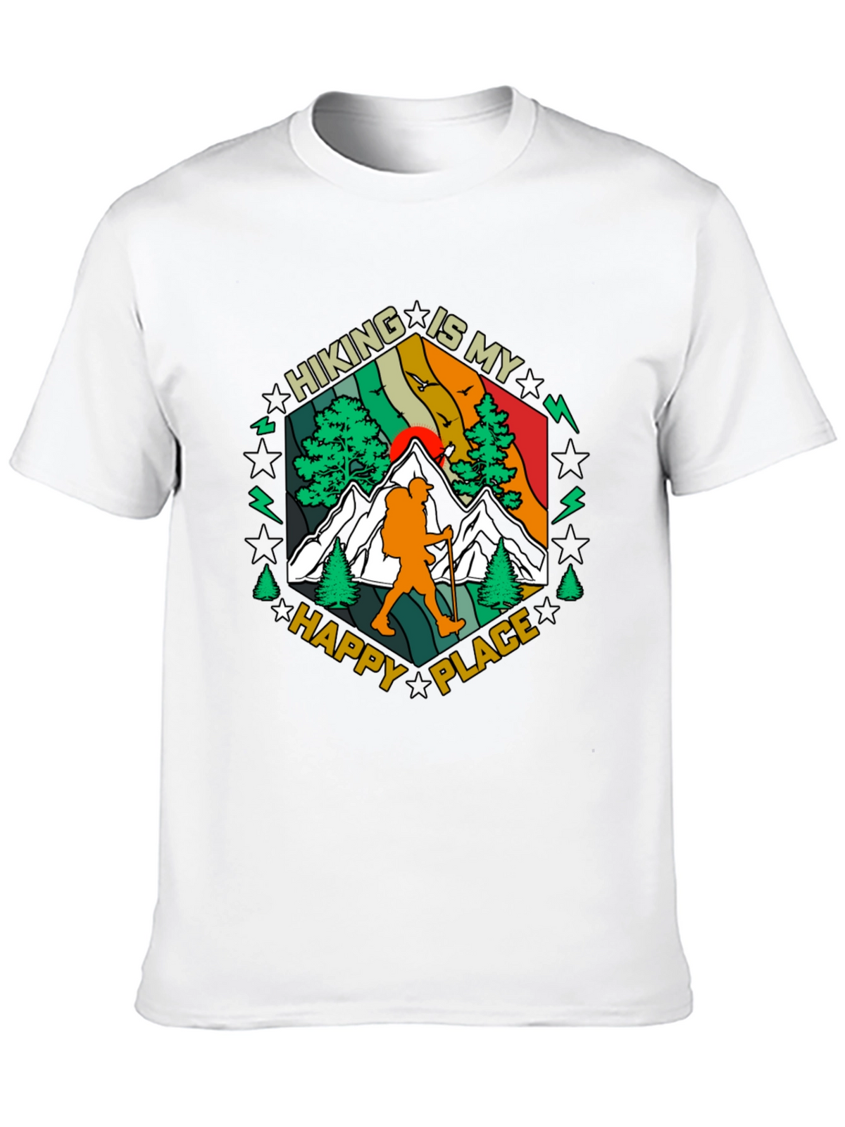 Hiking Is My Happy Place Graphic Tee