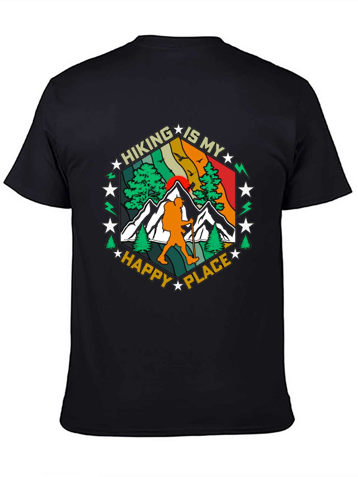 Hiking Is My Happy Place Graphic Tee