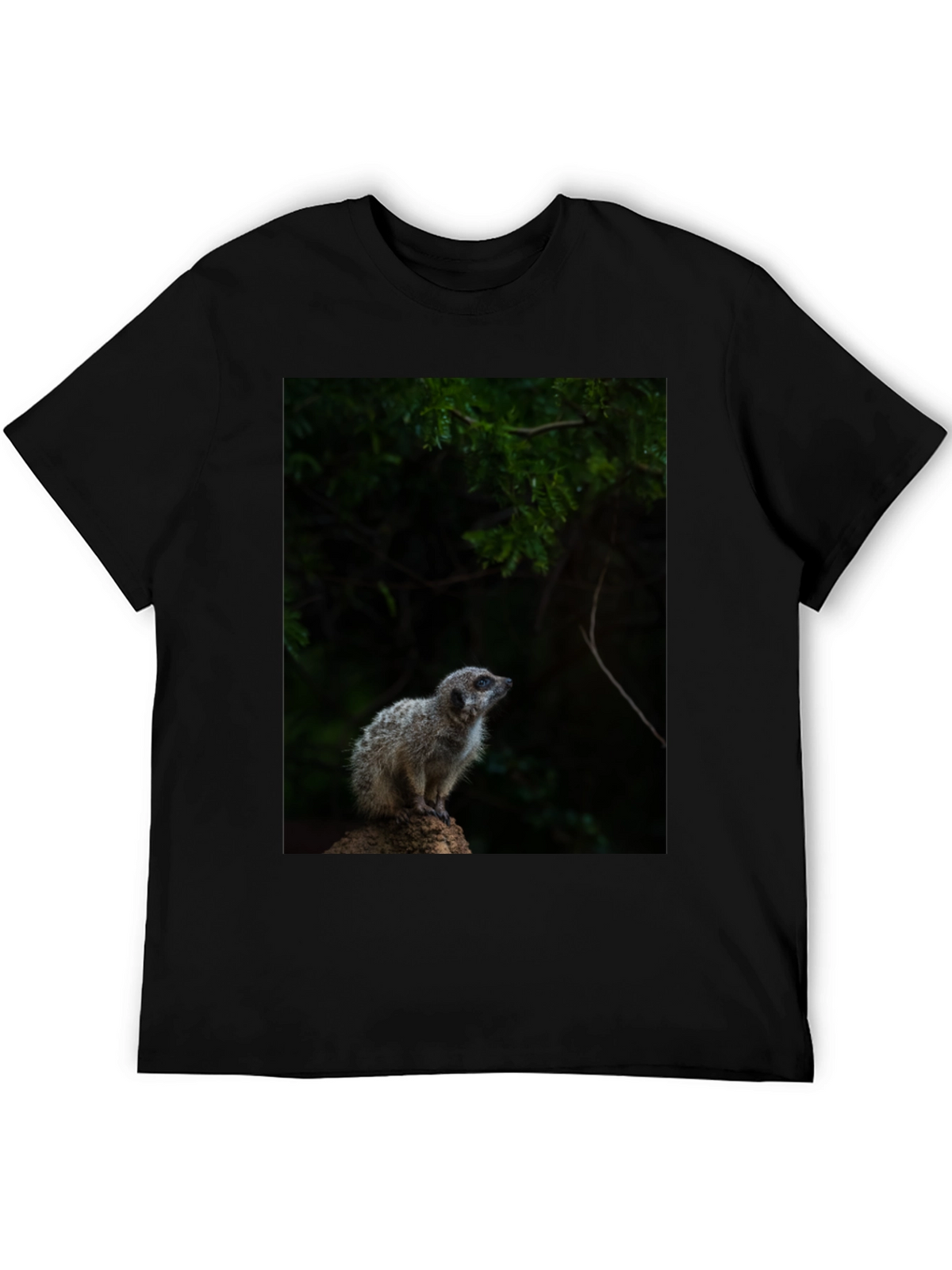 Meerkat Graphic Tee - Wildlife Animal Shirt
