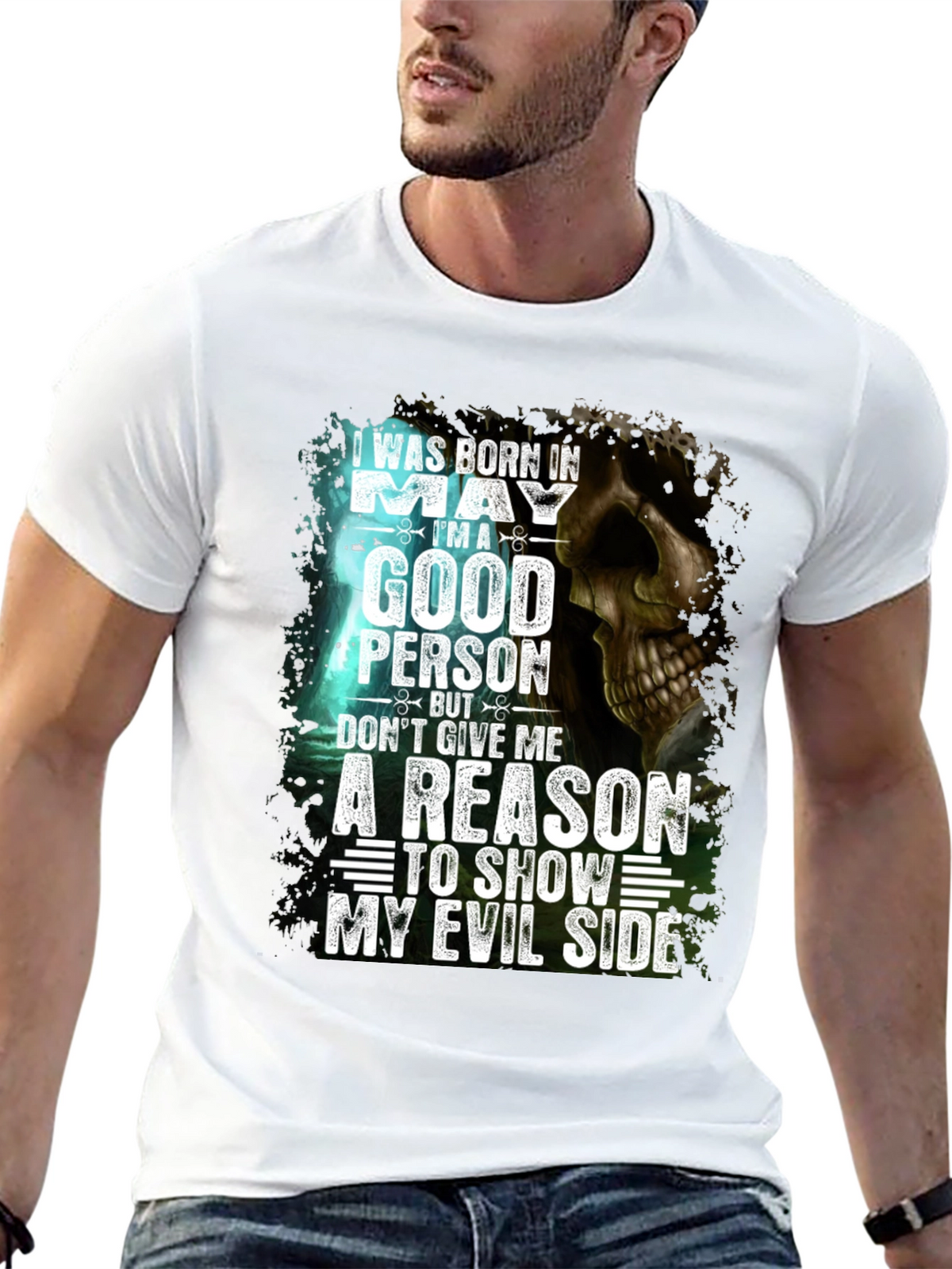 Born in May Good Person Graphic Tee