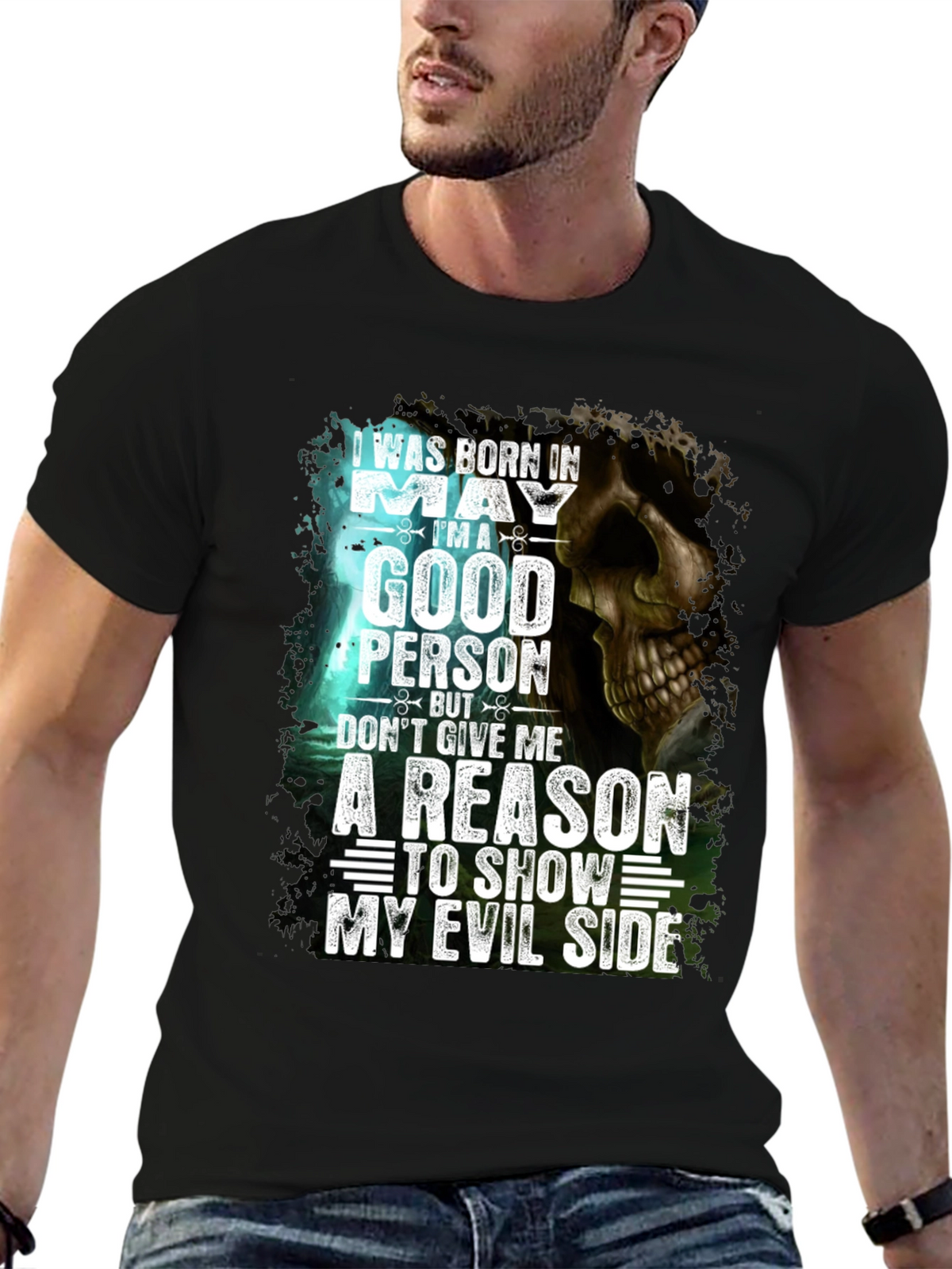 Born in May Good Person Graphic Tee