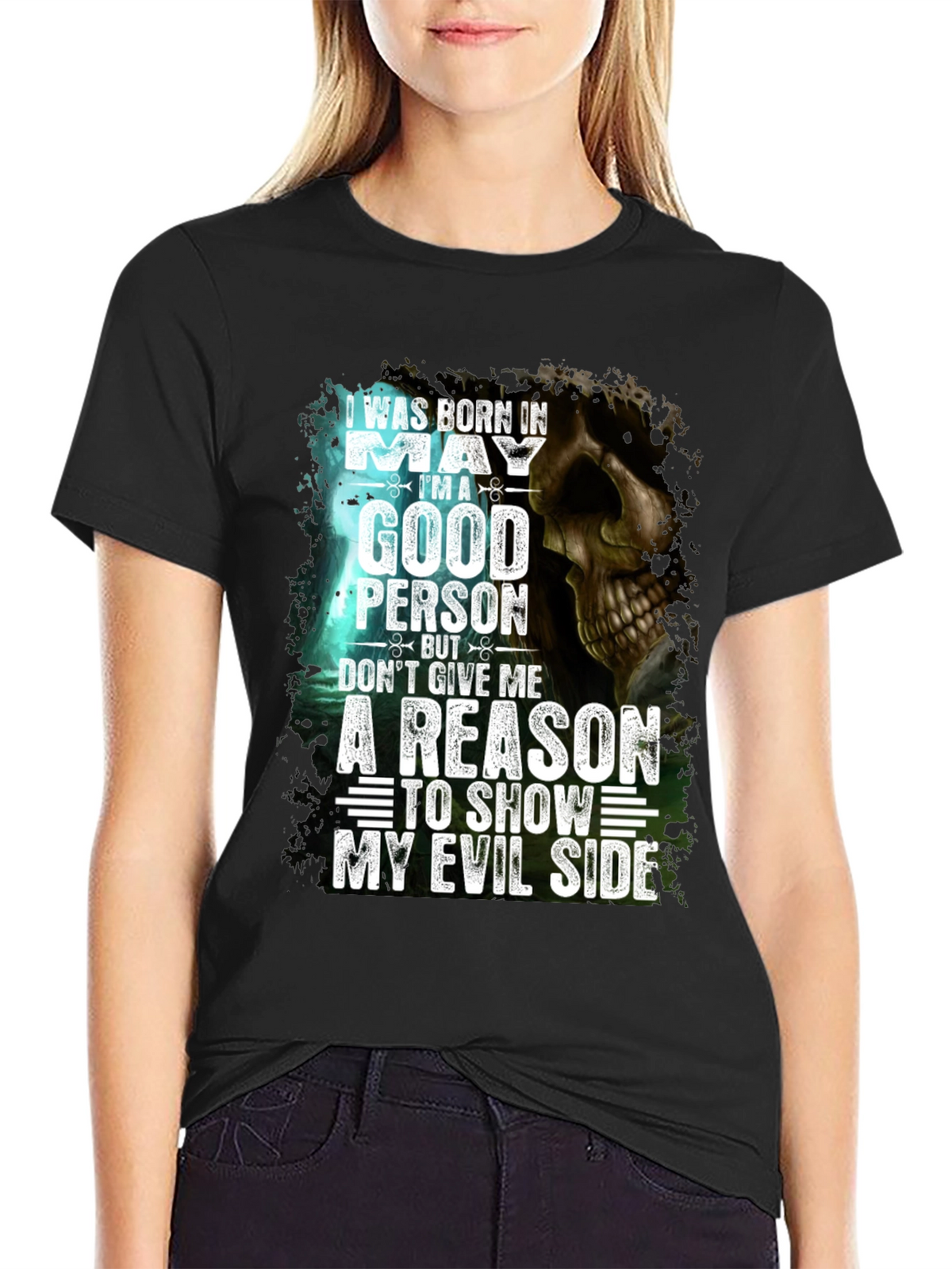 Born in May Good Person Graphic Tee