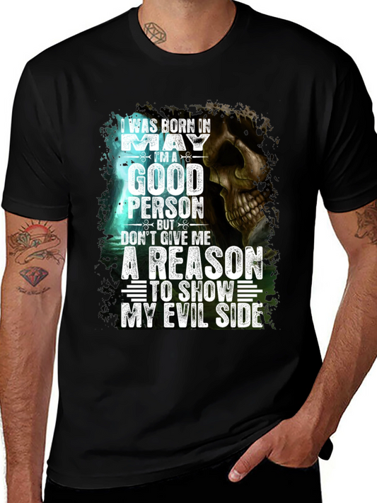 Born in May Good Person Graphic Tee