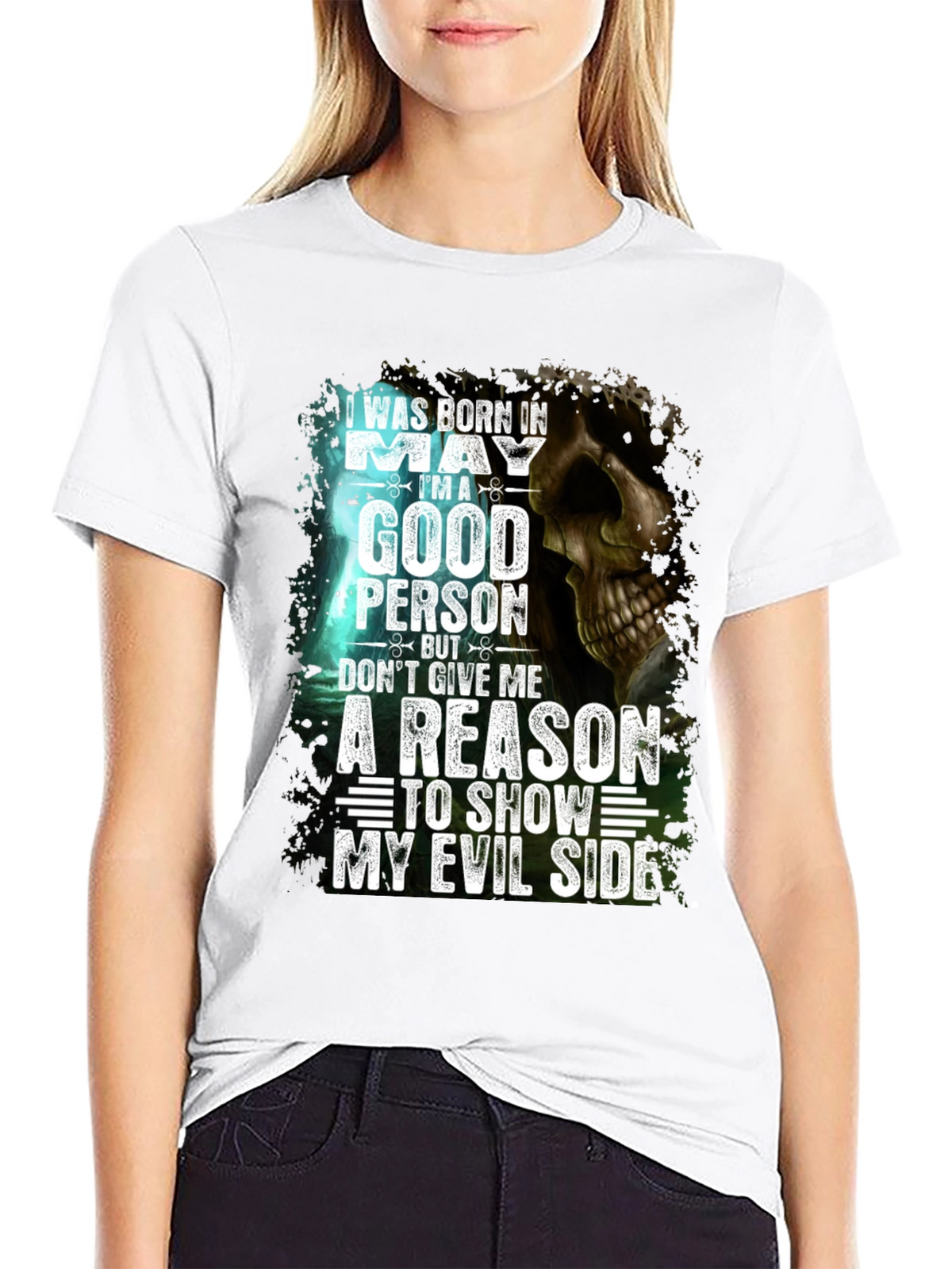 Born in May Good Person Graphic Tee