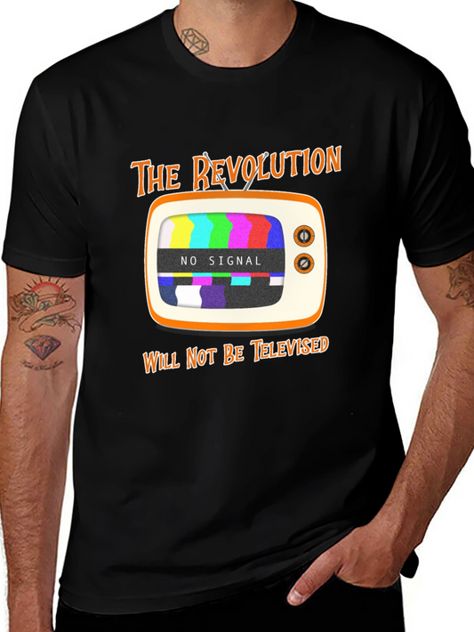 Revolution Not Televised Graphic Tee - Black T-Shirt
