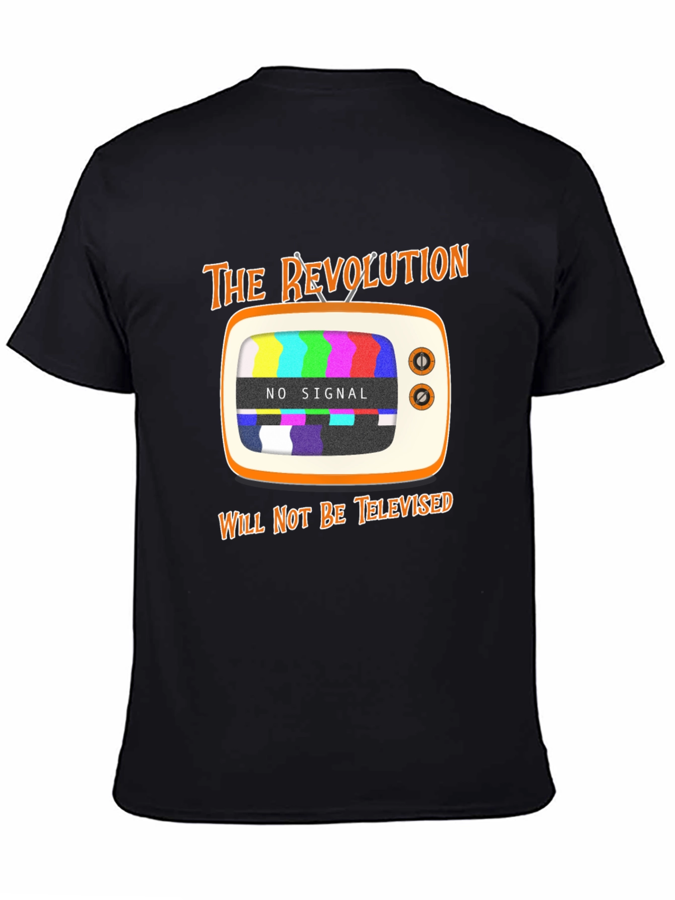 Revolution Not Televised Graphic Tee - Black T-Shirt