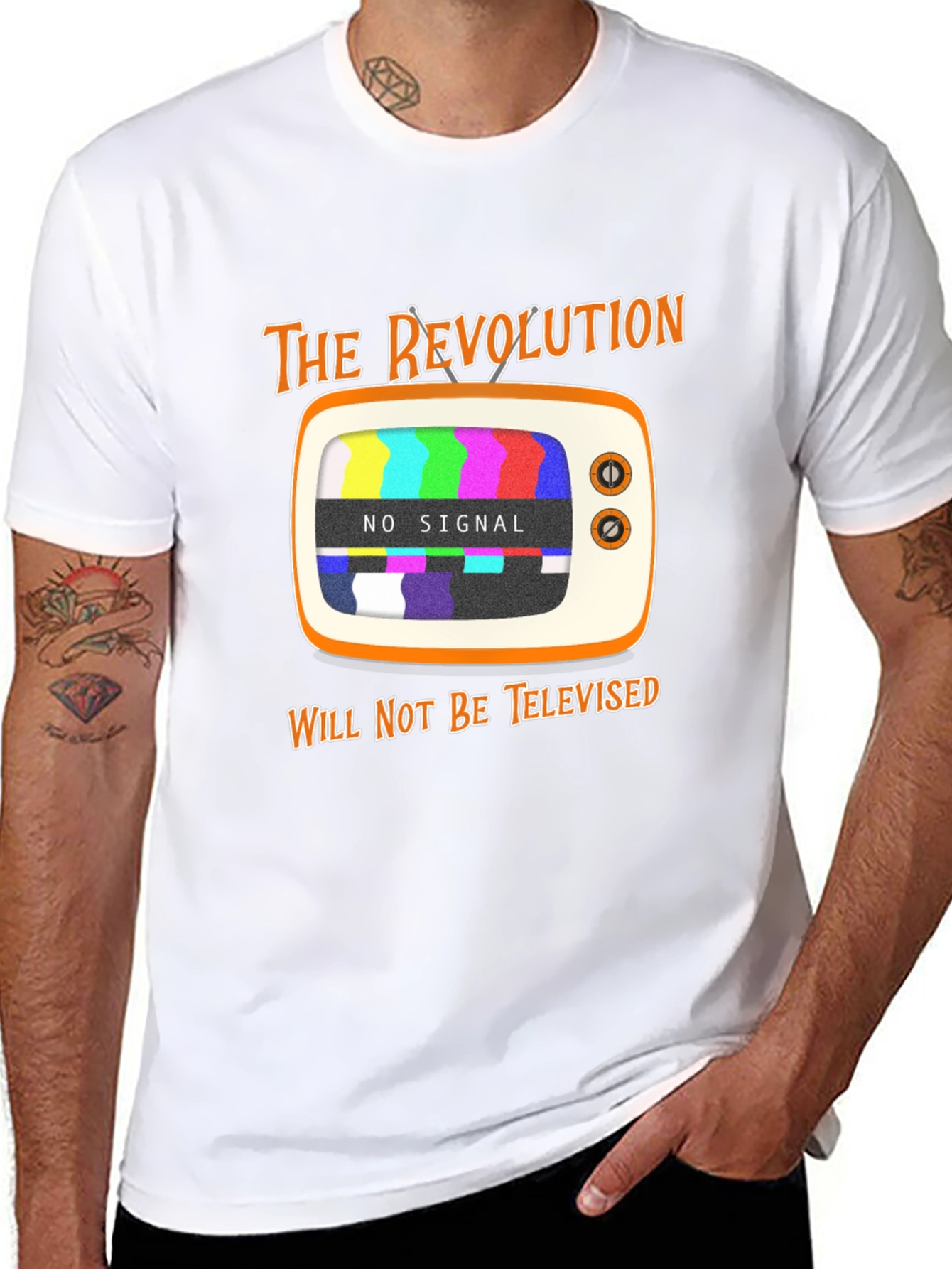 Revolution Not Televised Graphic Tee - Black T-Shirt