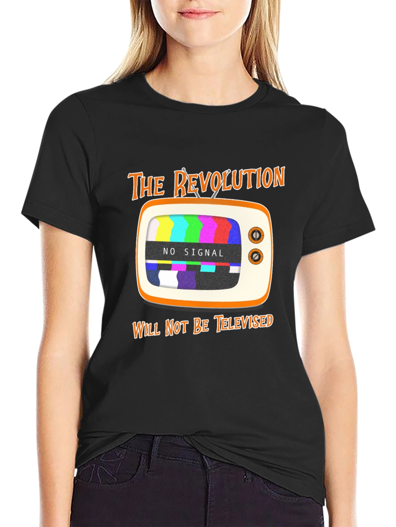 Revolution Not Televised Graphic Tee - Black T-Shirt