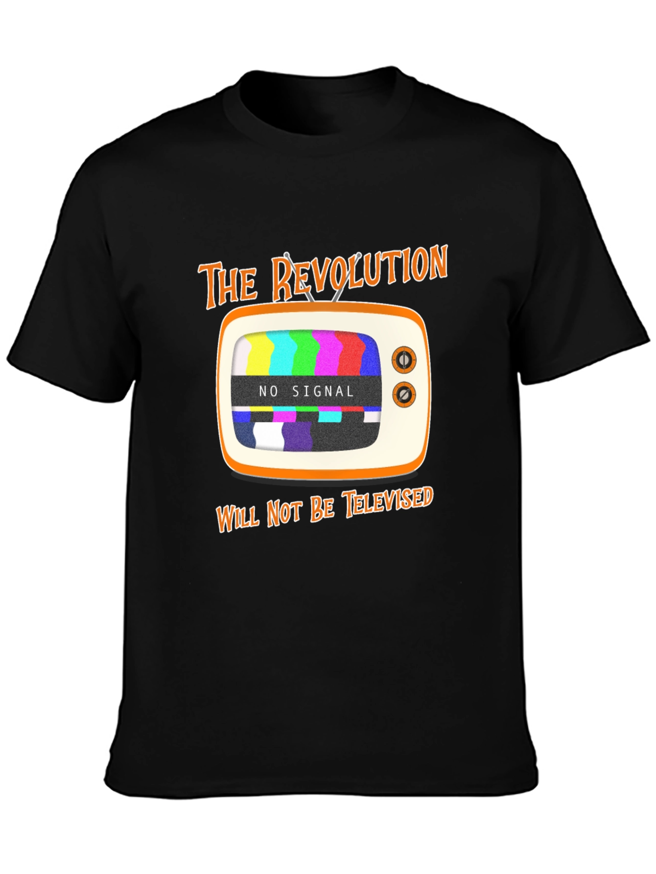 Revolution Not Televised Graphic Tee - Black T-Shirt
