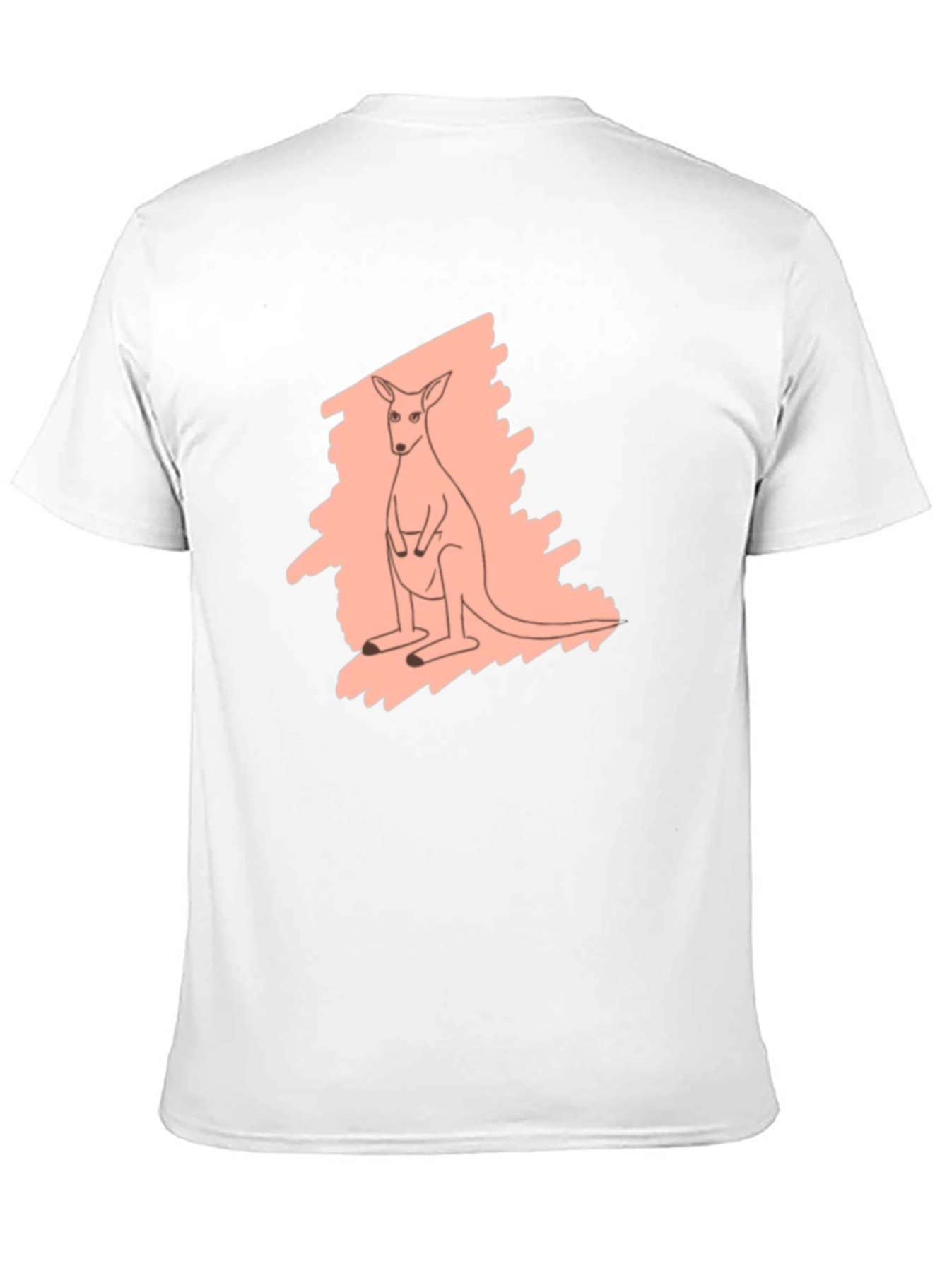 Kangaroo Graphic Tee - Black Unisex Shirt