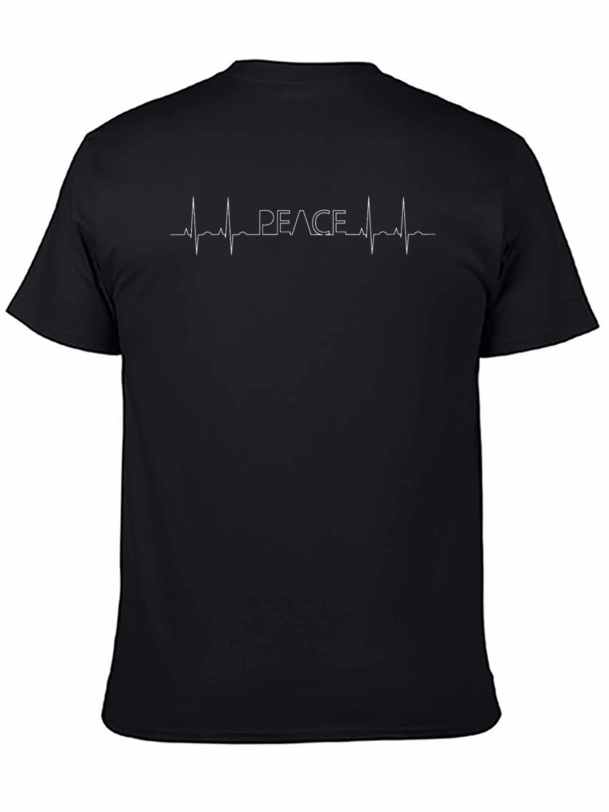 Peace Heartbeat T-Shirt - Positive Vibes Only