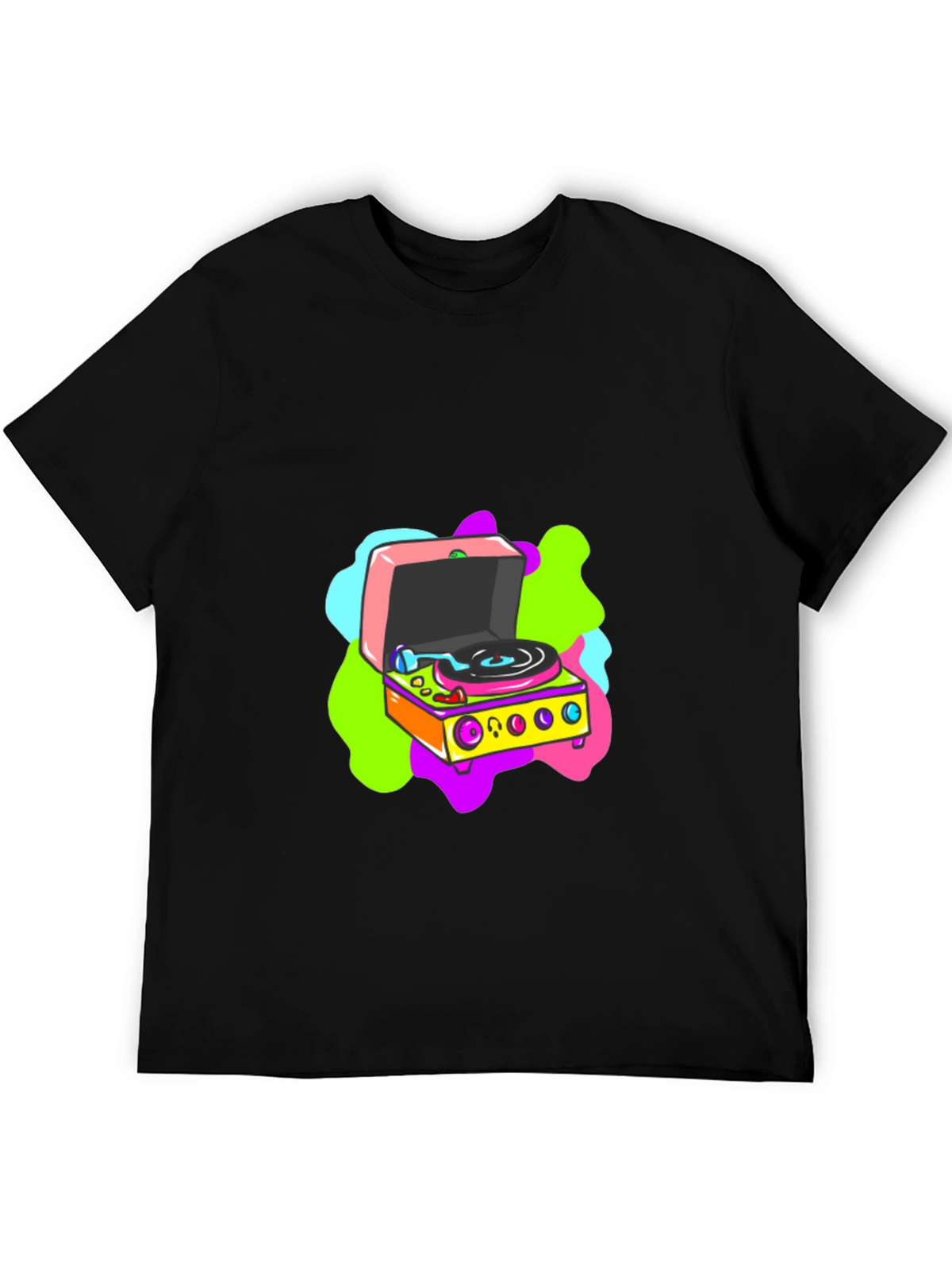 Retro Turntable Graphic Tee