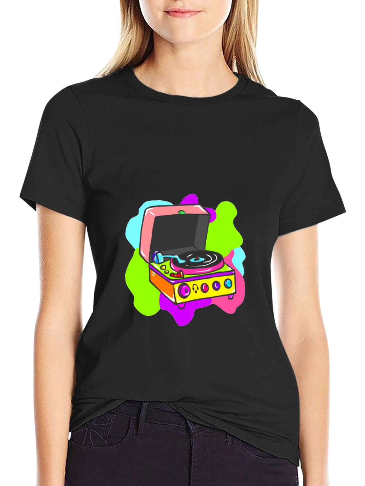 Retro Turntable Graphic Tee