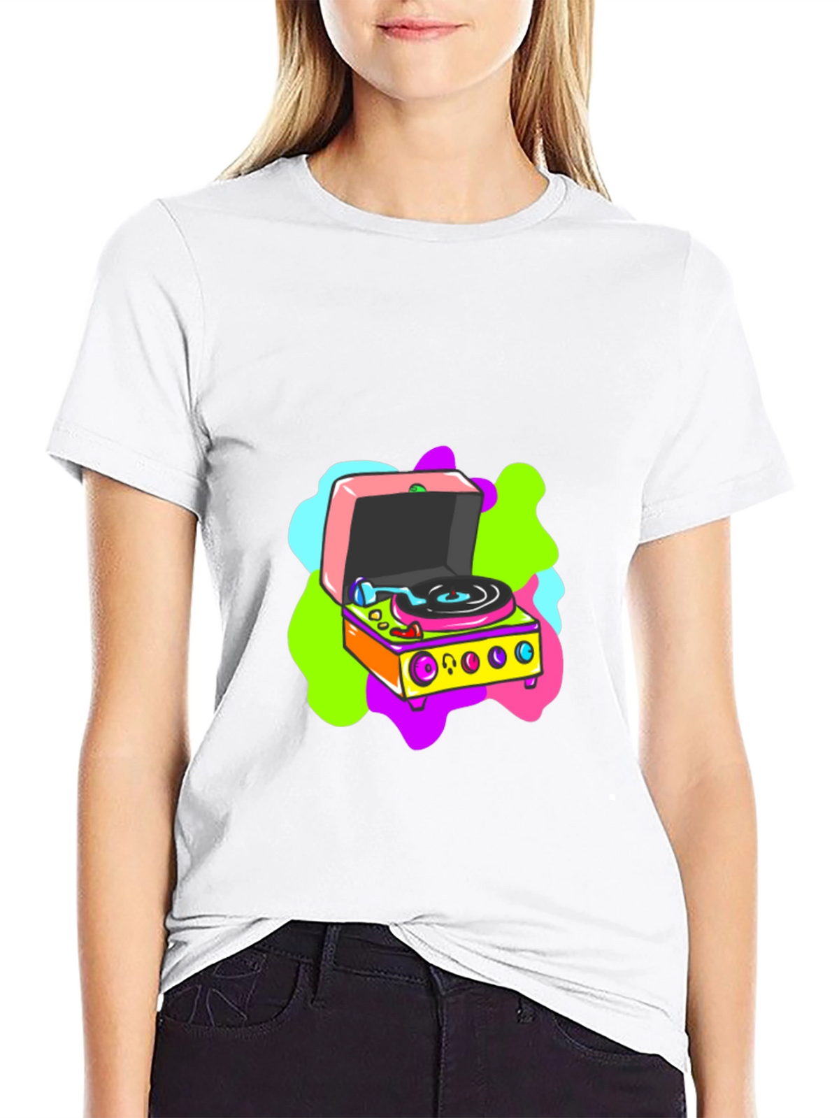 Retro Turntable Graphic Tee