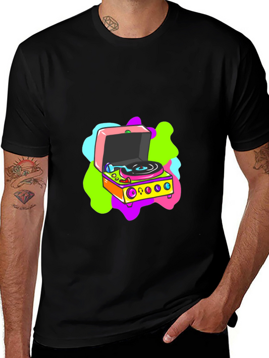 Retro Turntable Graphic Tee